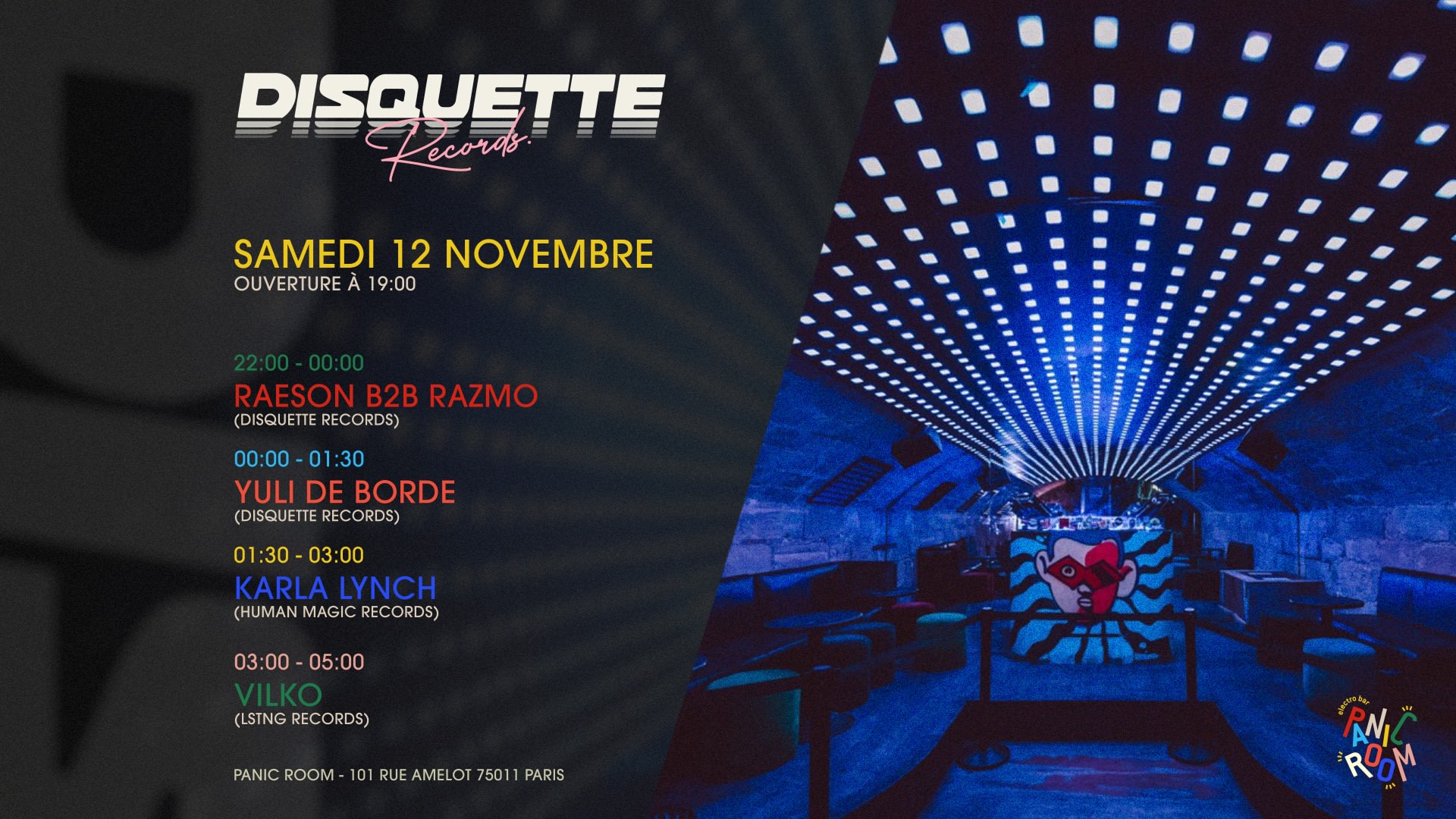 Disquette Records Invite Karla Lynch & Vilko