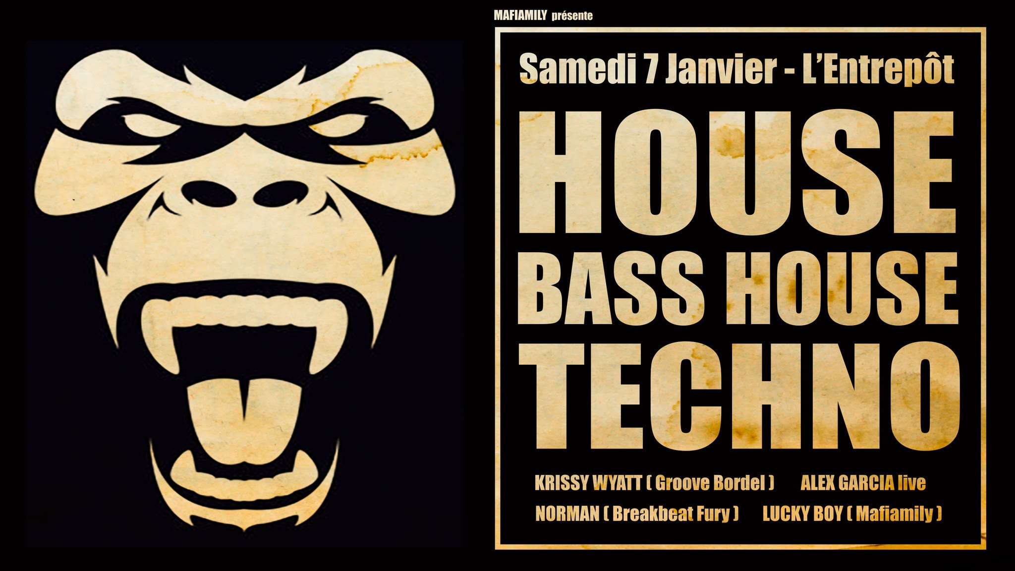 House/Bass House/Techno @ L'entrepôt