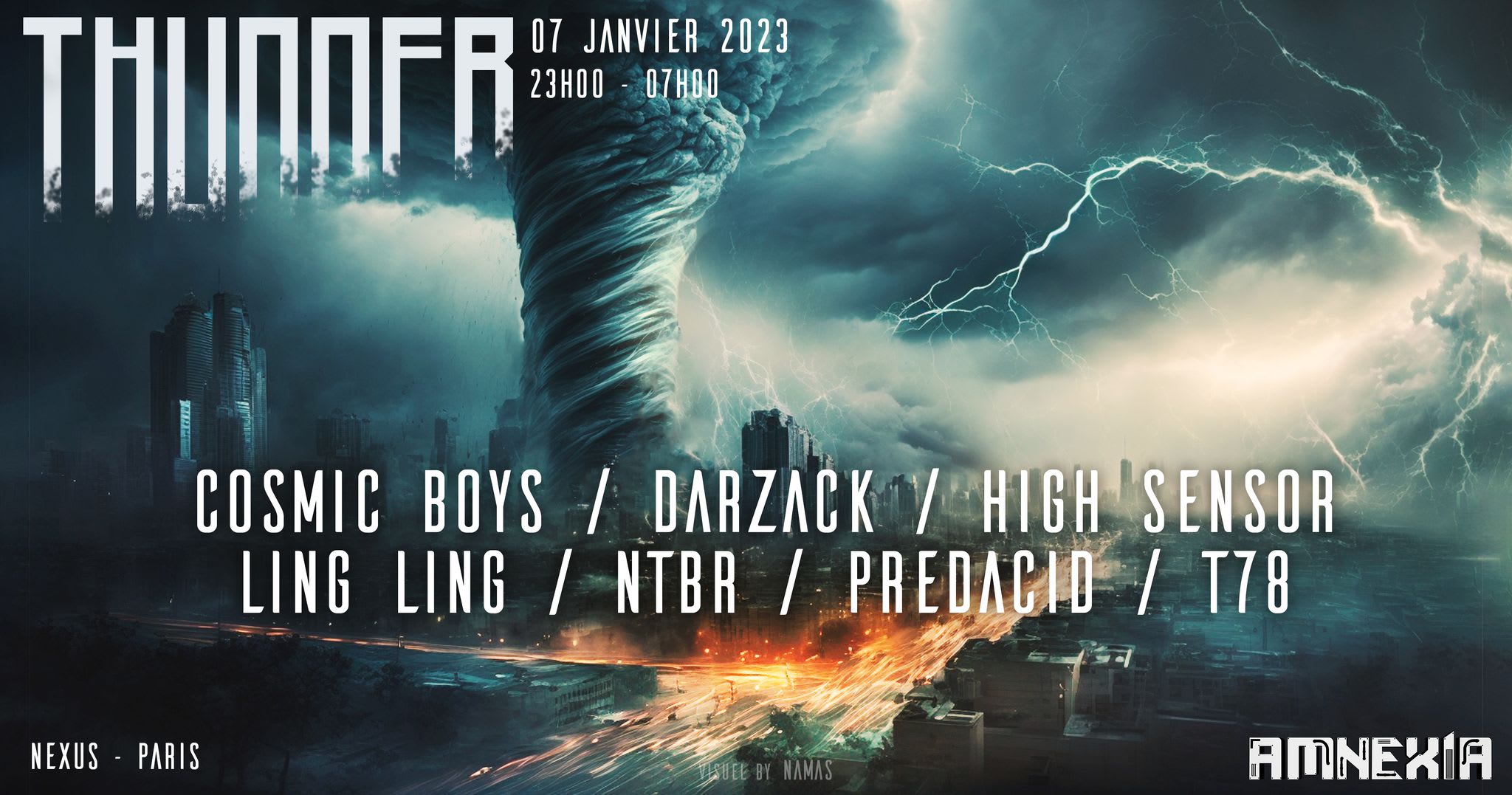Thunder : T78, Ling Ling, Cosmic Boys, Darzack, Ntbr & More.