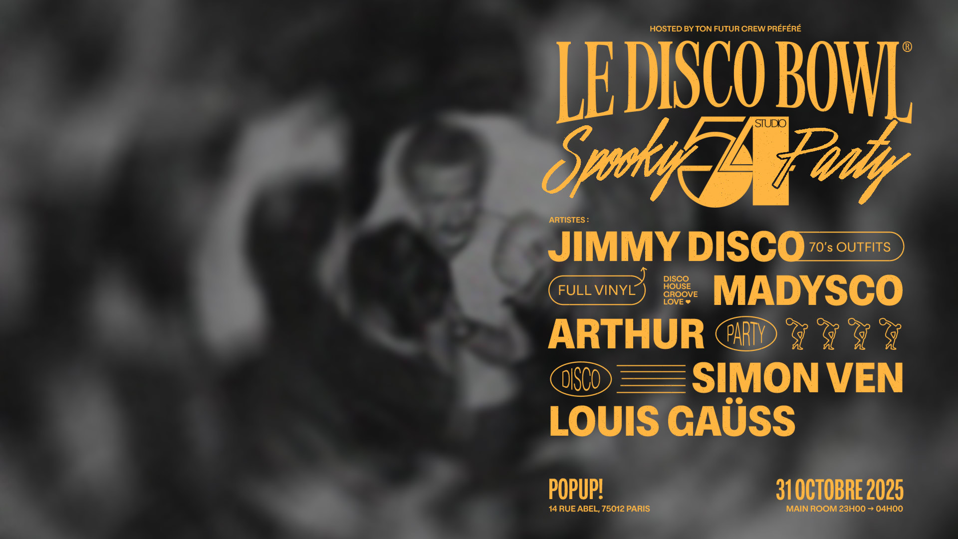 Le Disco Bowl : Halloween Party !