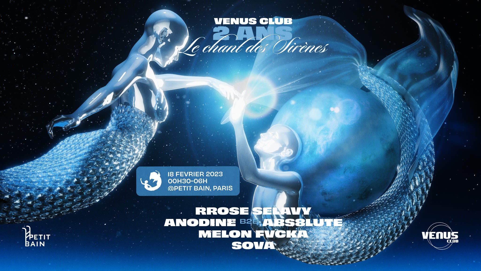 Le Chant Des Sirenes : 2 Ans De Venus Club