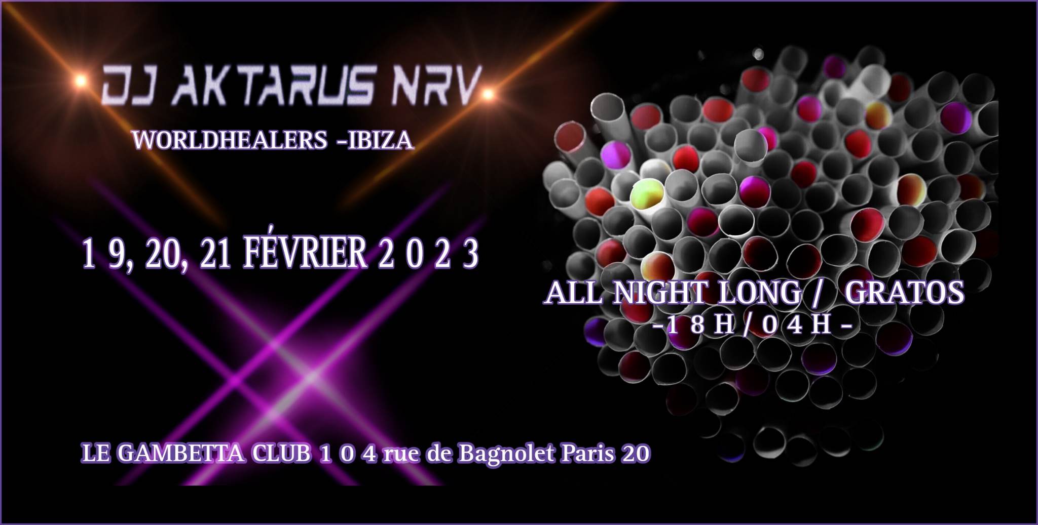Dj Aktarus Nrv All Night Long / Paris 20 