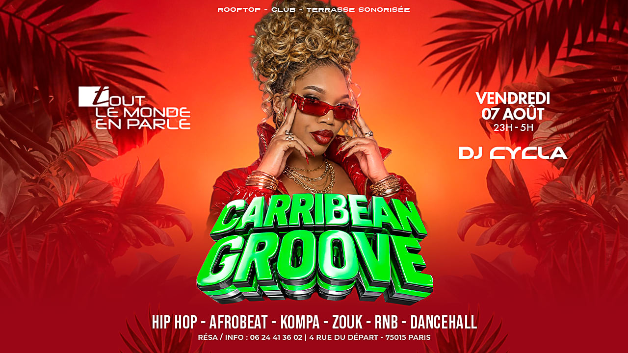 Soiree Caribbean Groove ,Club Terrasse Hiphop Afrob…