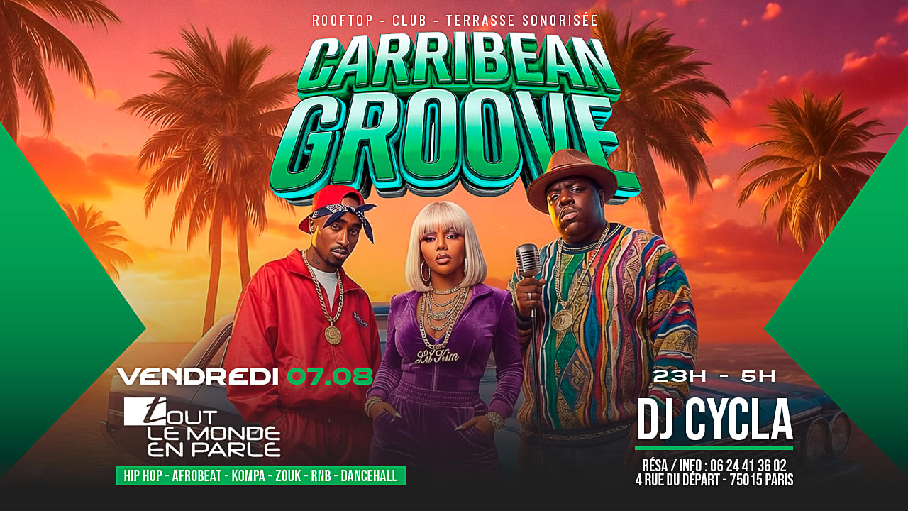 Soiree Caribbean Groove Open Air & Hiphop,Afrobeat
