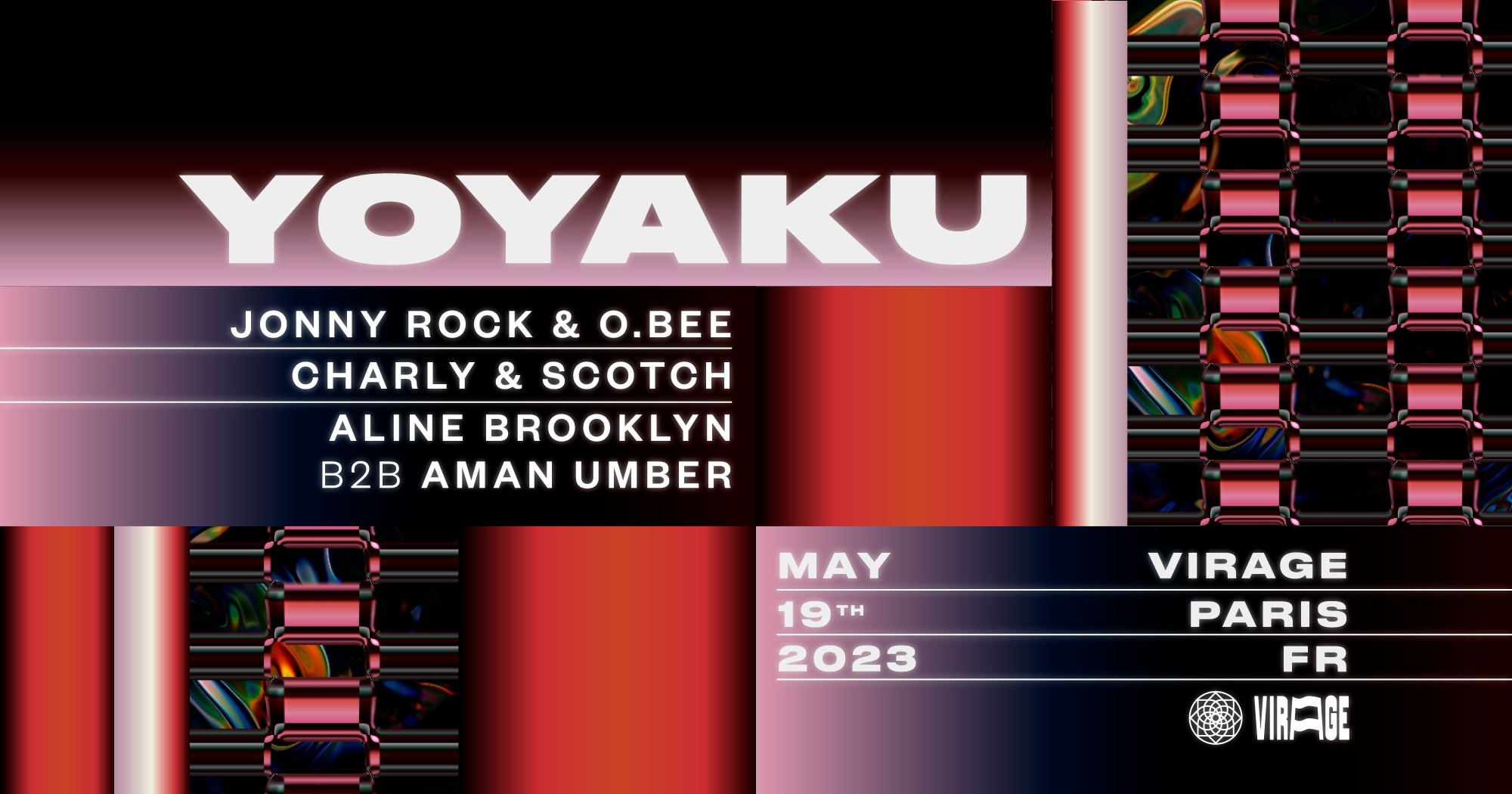 Yoyaku - Jonny Rock B2b O.Bee, Aline Brooklyn B2b Aman Umber