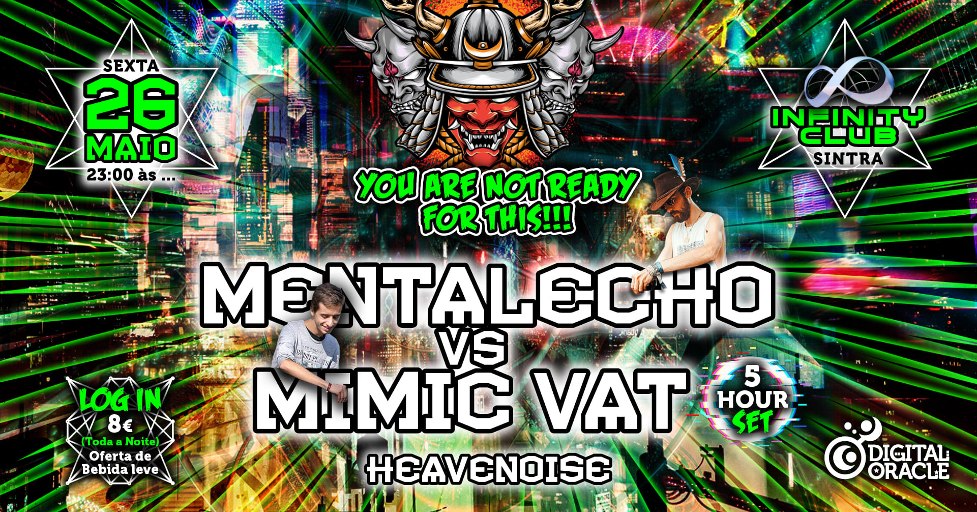 Mentalecho B2b Mimic Vat 5h Set @ Infinity Club  Sintra