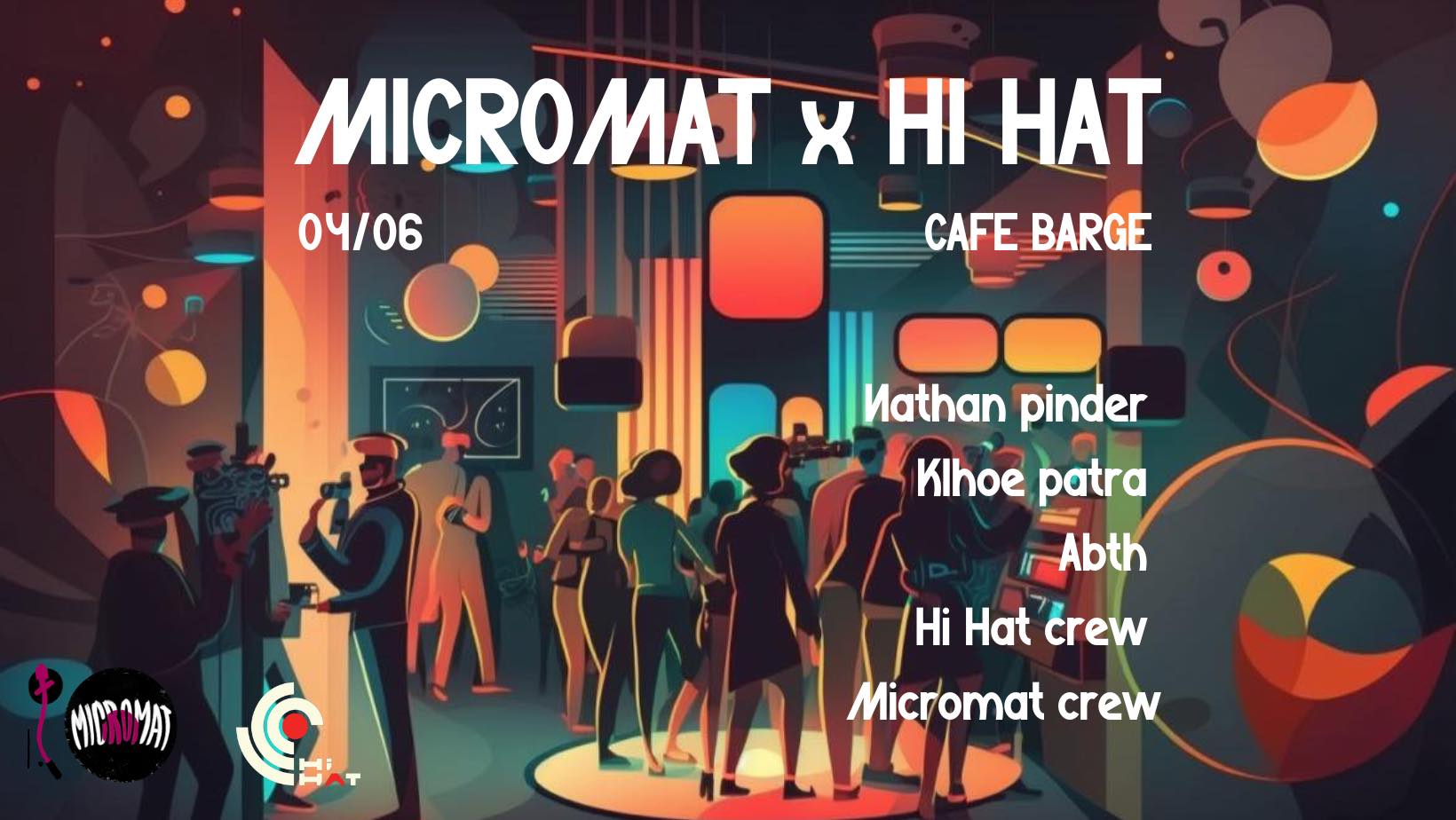 Micromat Xhi Hat: Afterparty /Nathan Pinder/Kloe Patra/Abth