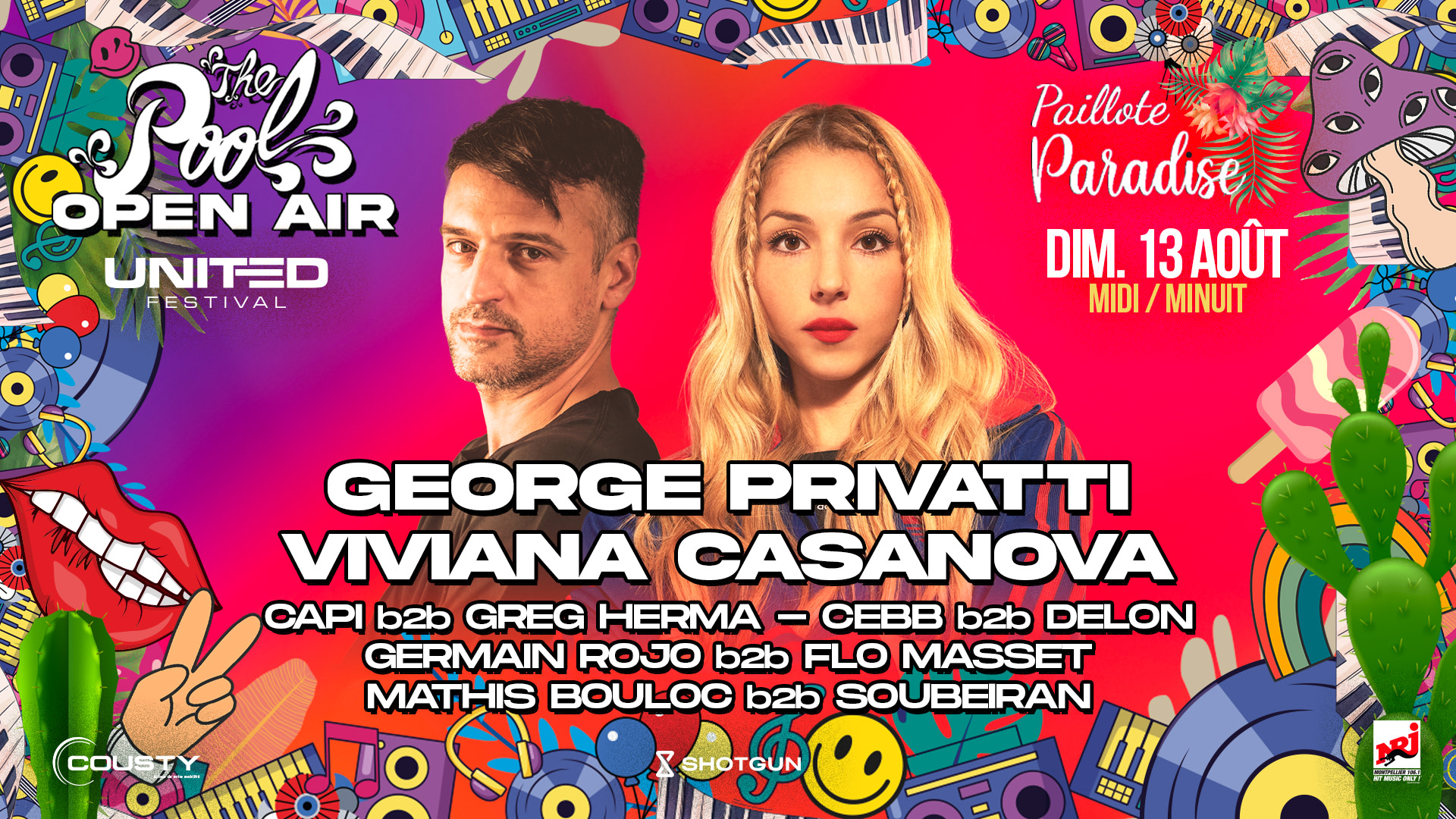 The Pool Open Air : George Privatti - Viviana Casanova