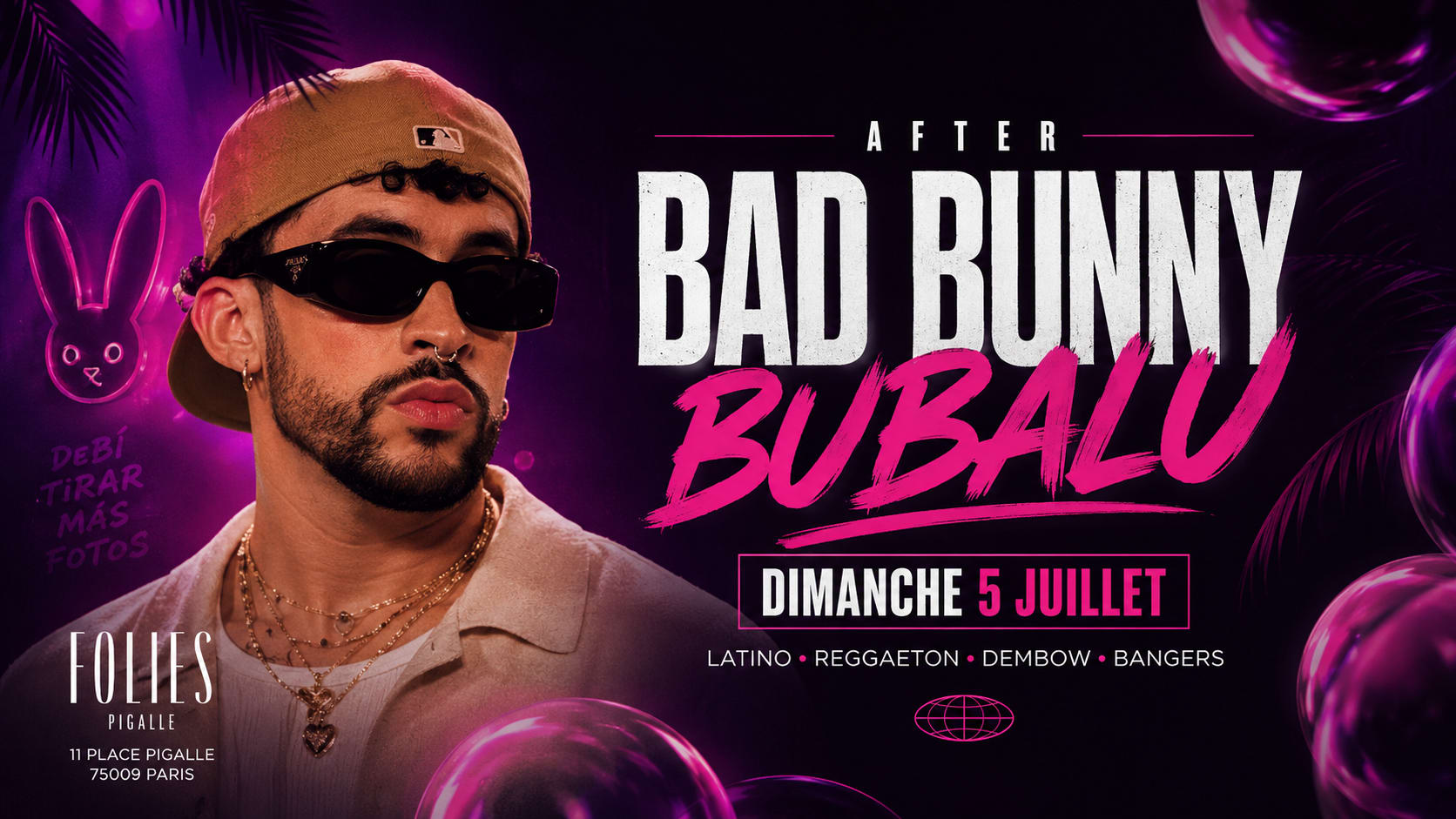 After Bad Bunny 🐰 — Bubalu At Folies Pigalle