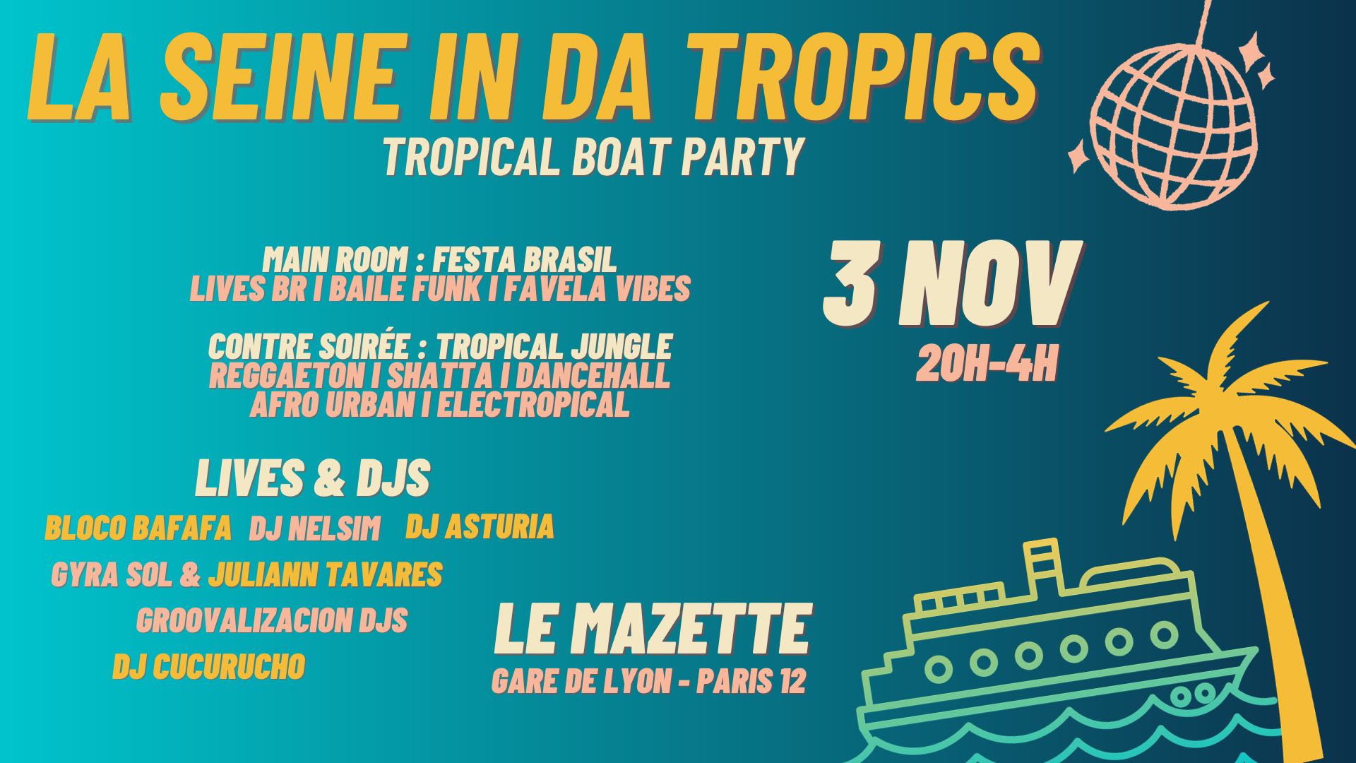 In Da Tropics - Brazil, Afro, Latin, Caribbean