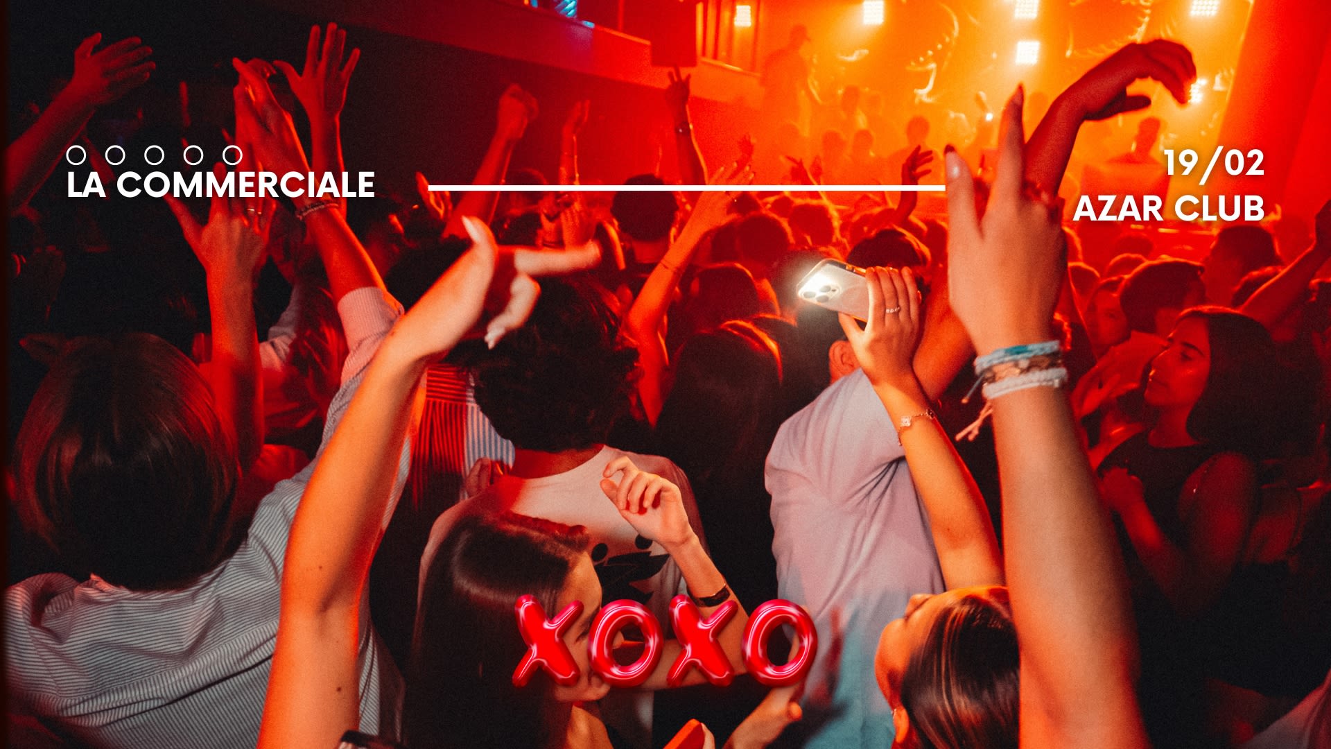 50 Tickets Only : La Commerciale - Jeudi 19 Février - Azar