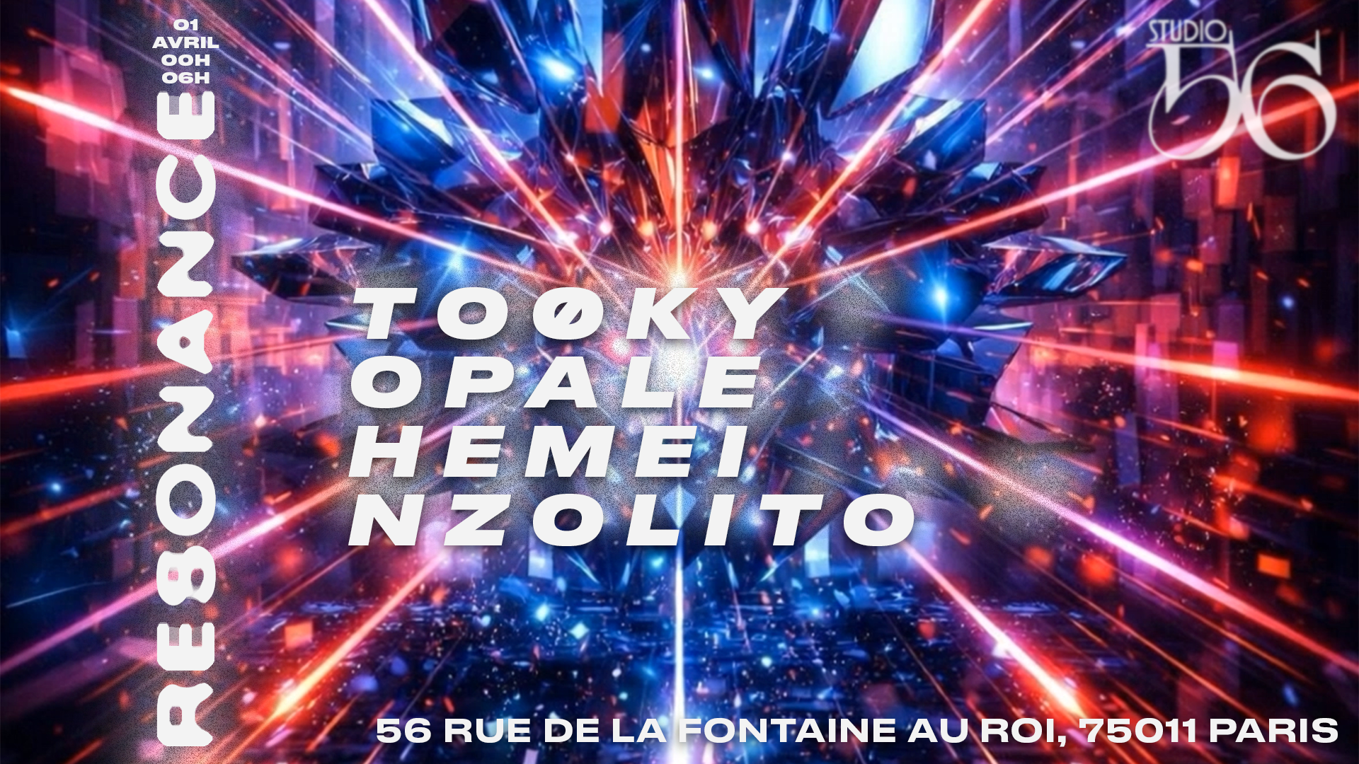 Resonance W/ Toøky , Opale , Hemei , Nzolito