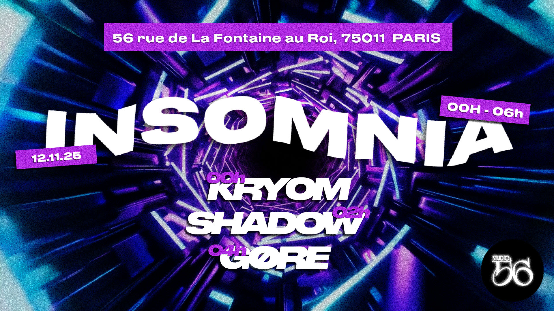 Insomnia W/ Kry0m , Shadow , Gøre