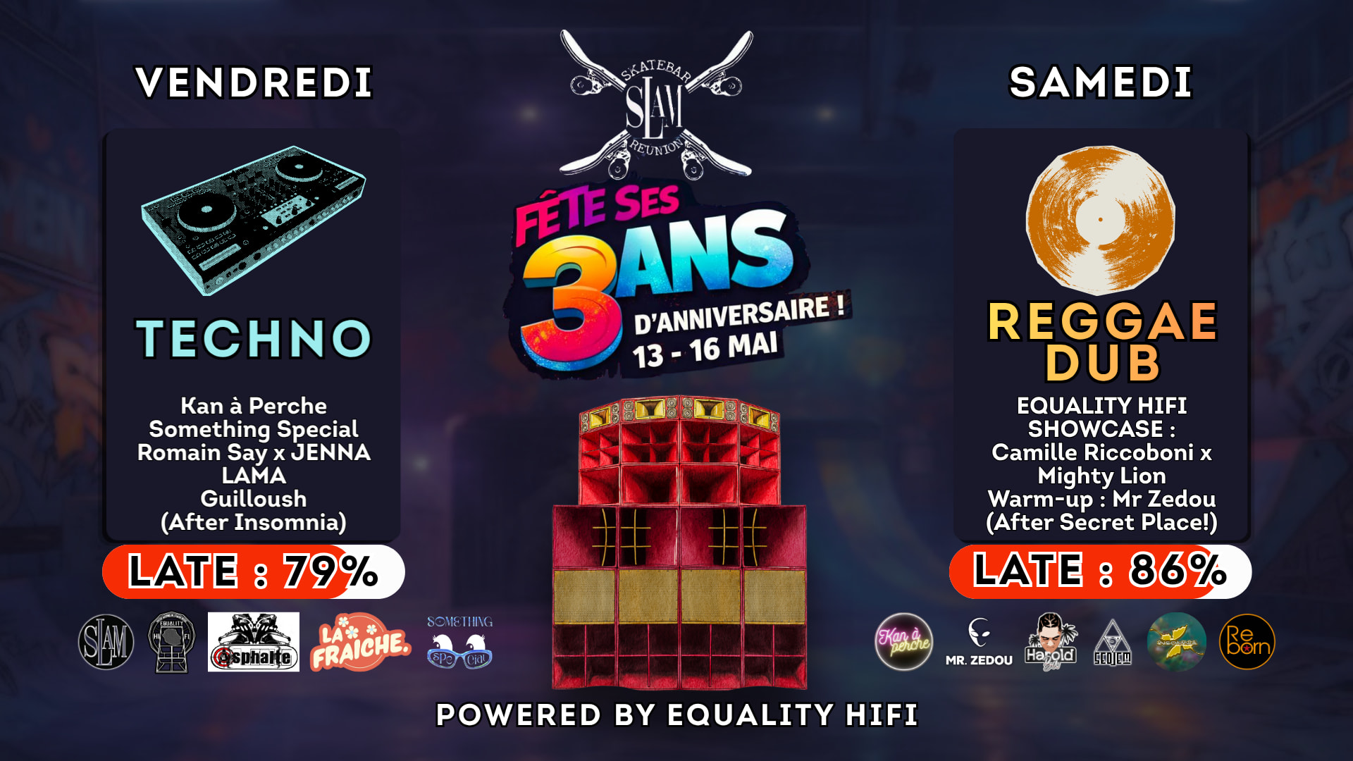 3 Ans Slam Skatebar