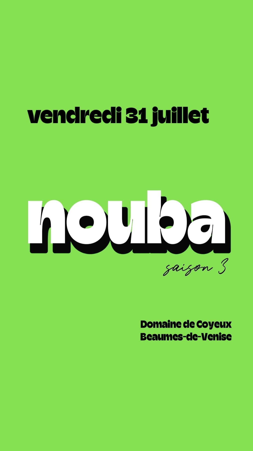 Nouba : Soirée Du 31 Juillet W/ Galab & Peck