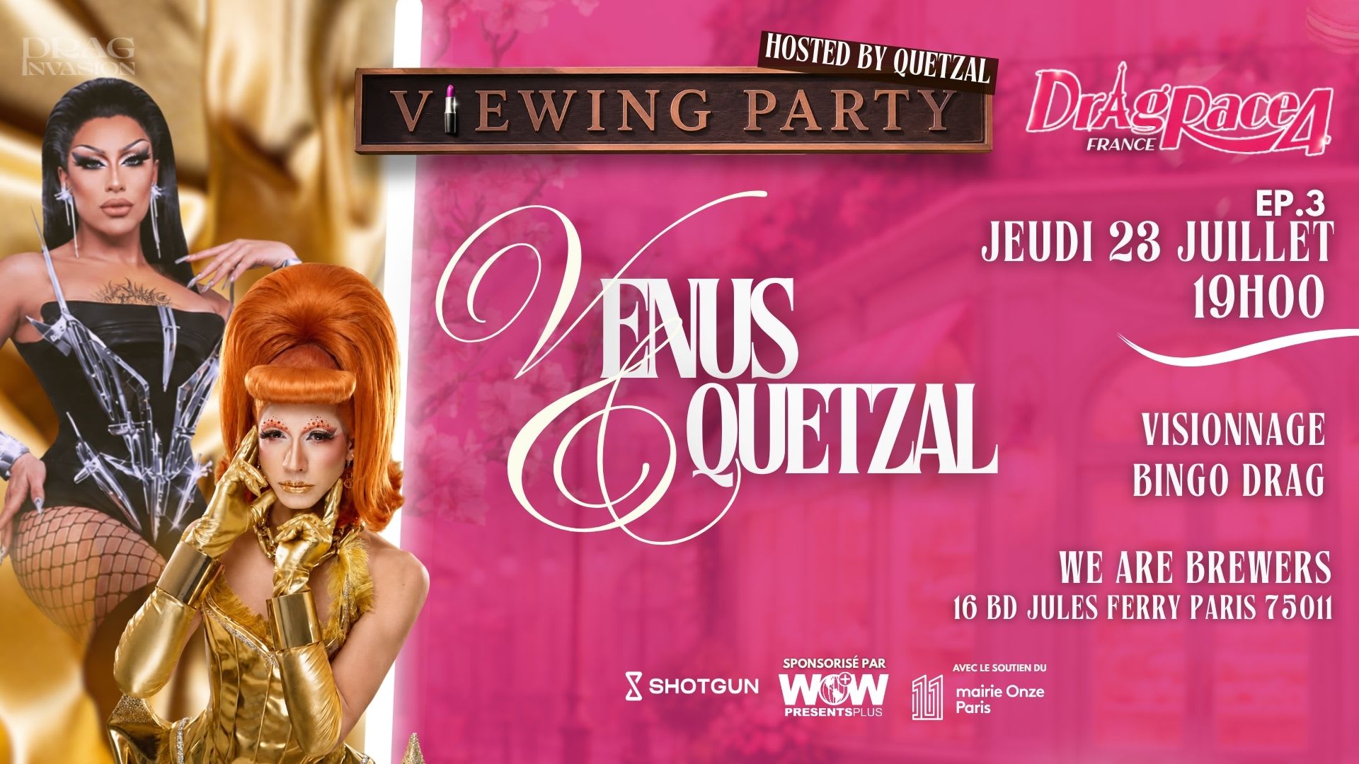 Viewing Drag Race France S4 Ep.3 - Drag Invasion