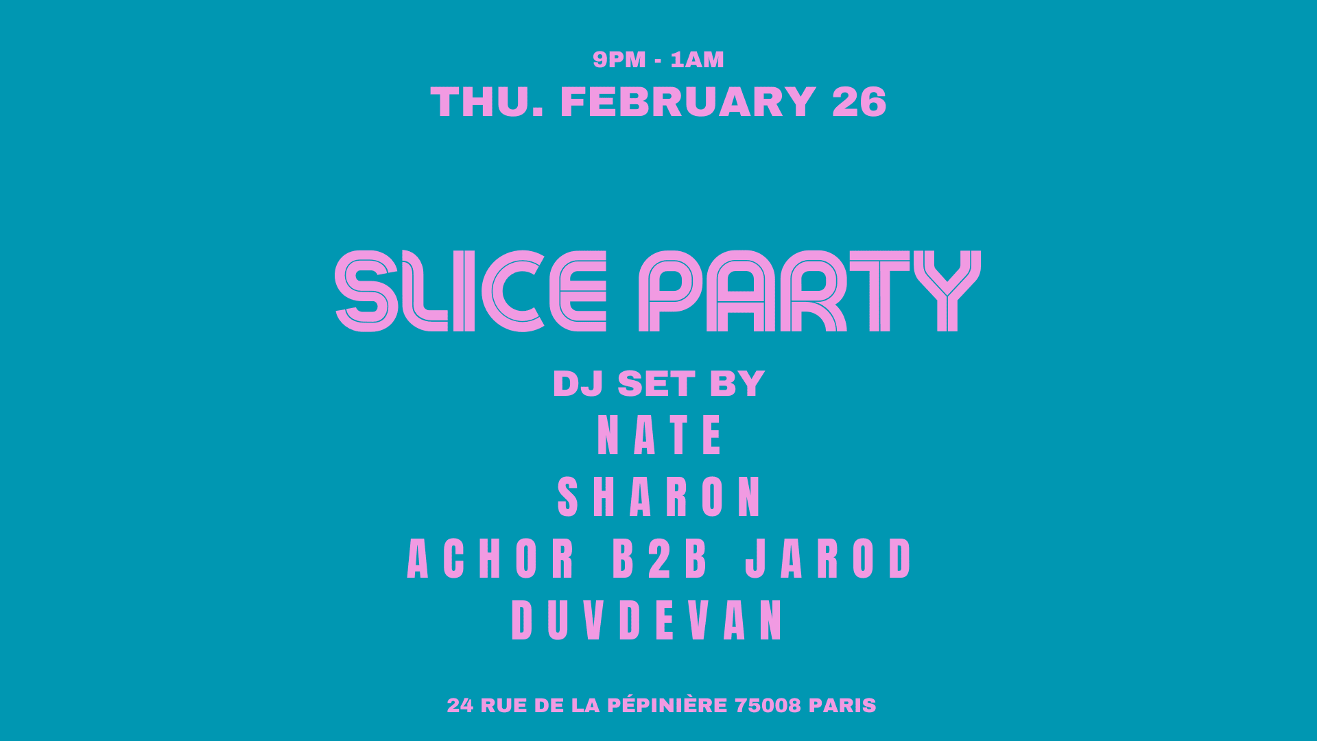 Achor & Friends@Slice Pizza Club