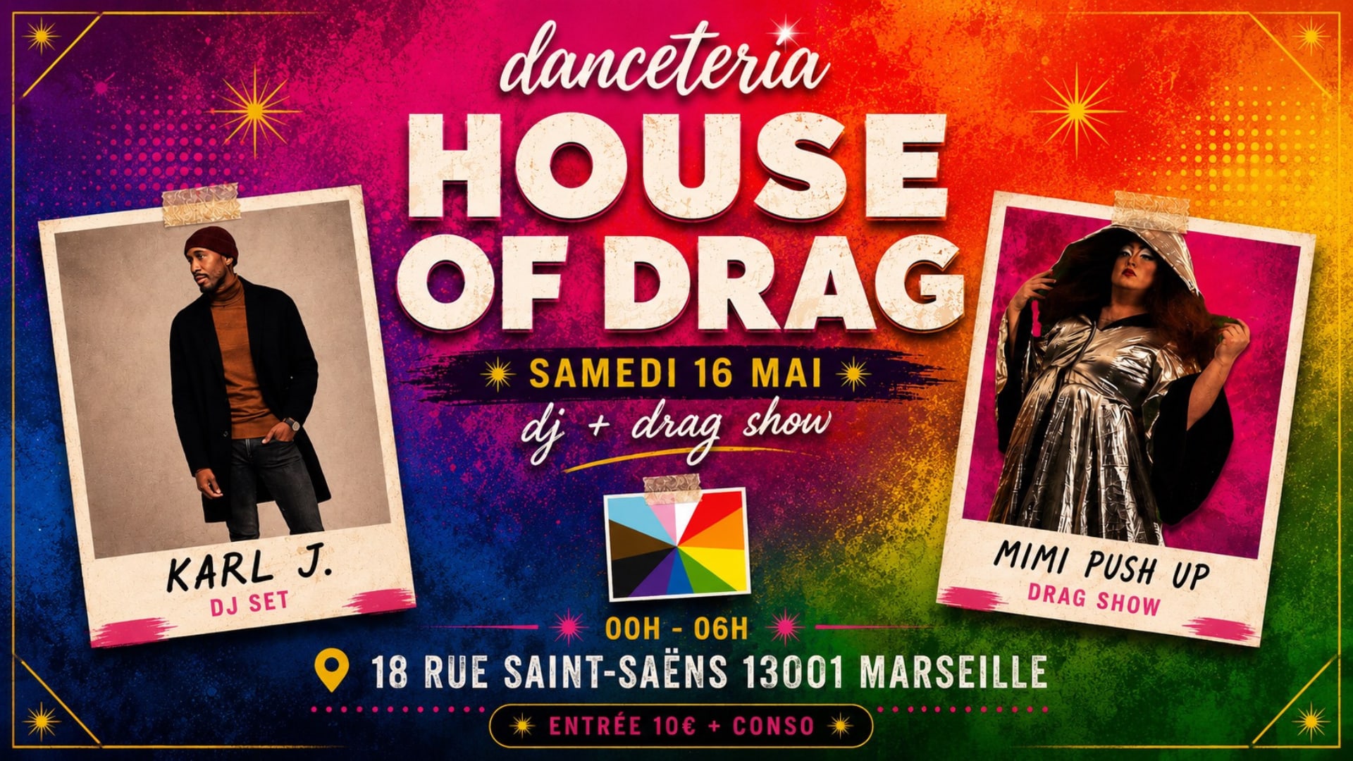 House Of Drag W/ Karl J. + Drag Show Mimi Push-Up