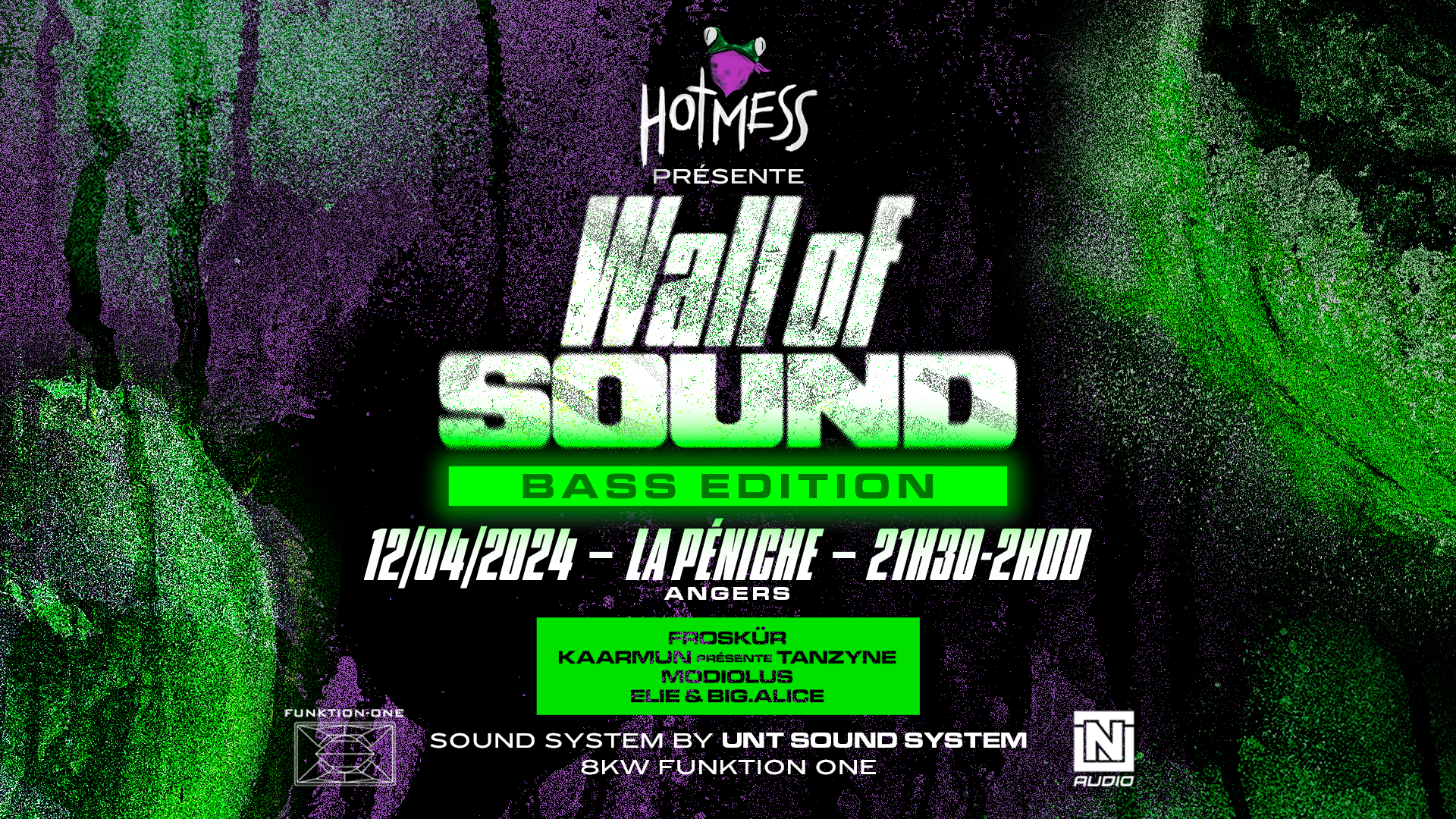 Wall Of Sound : Bass Edition W/ Tanzyne Modiolus Froskur