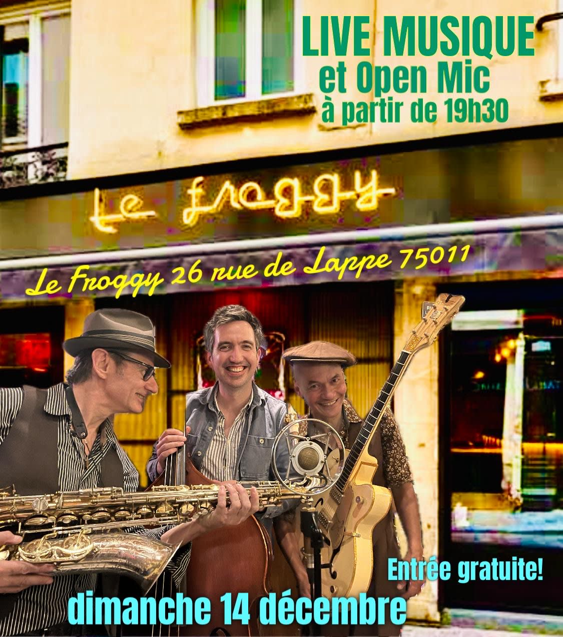 Live Club Music & Open Mic