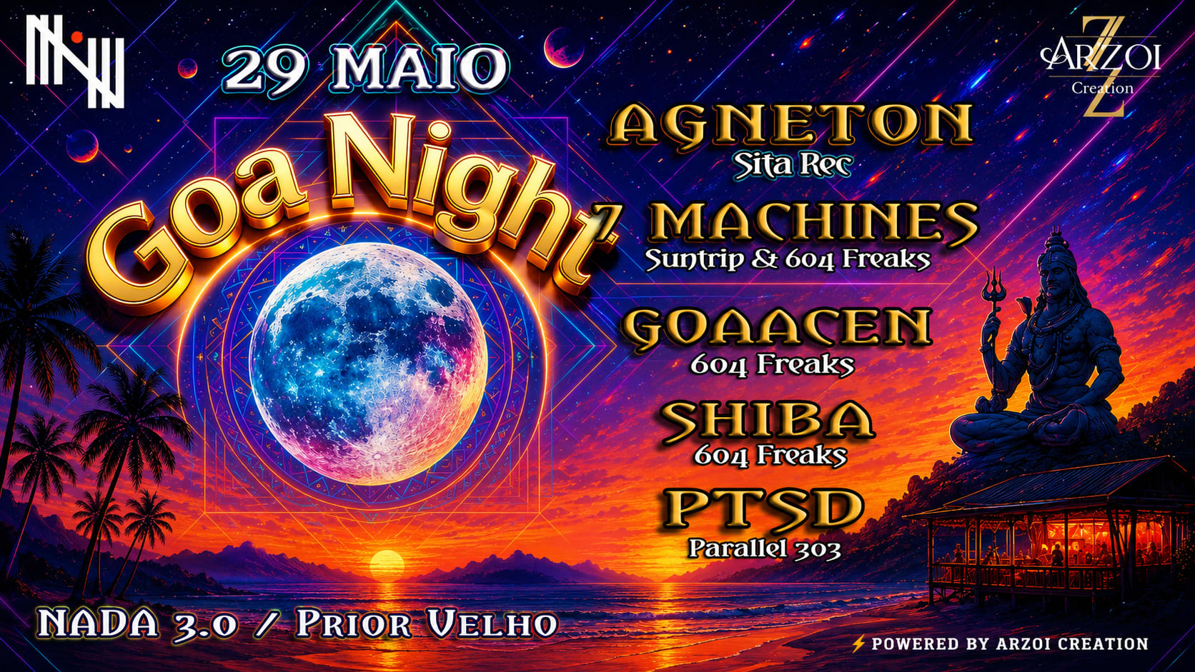 Goa Night - A Psychedelic Escape