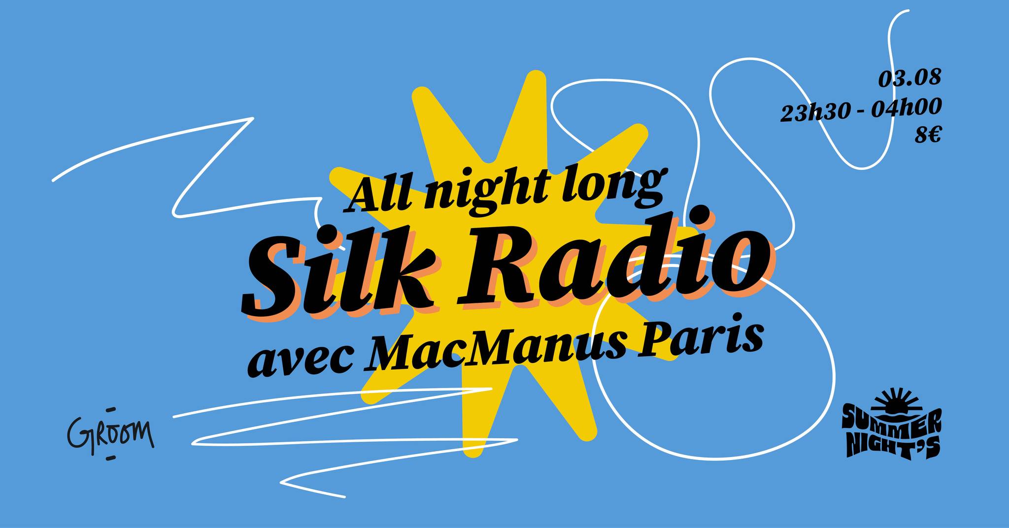 All Night Long W/ Silk Radio Macmanus Paris
