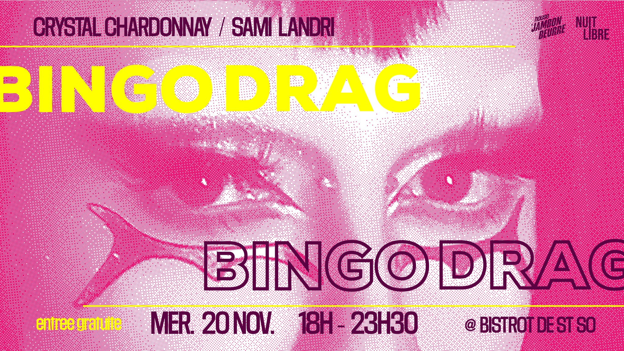 Bingo Drag | Crystal Chardonnay & Sami Landri @St So