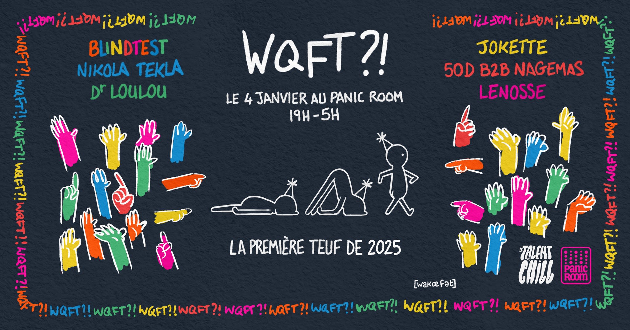 Wqft?! Au Panic Room • Wet January