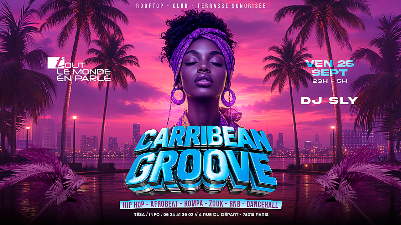 Soiree Caribbean Groove ,Club Terrasse Hiphop Afrobeat…