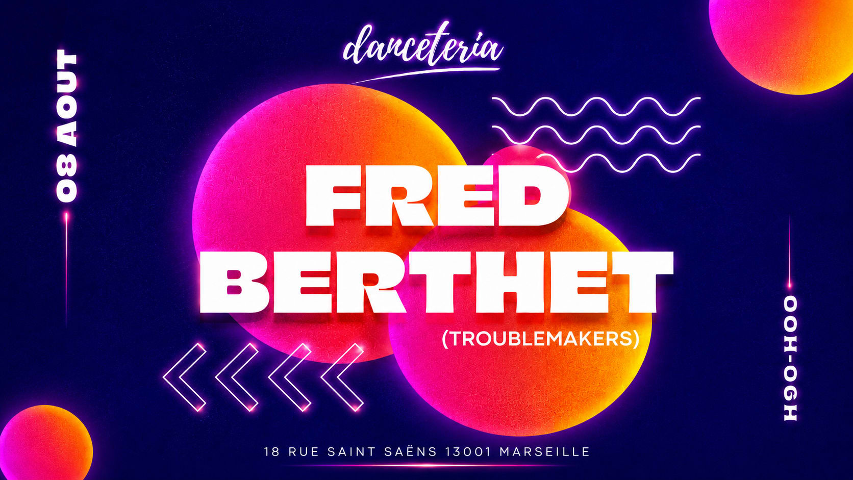 Fred Berthet (Dj Steef, Troublemakers) @ Danceteria
