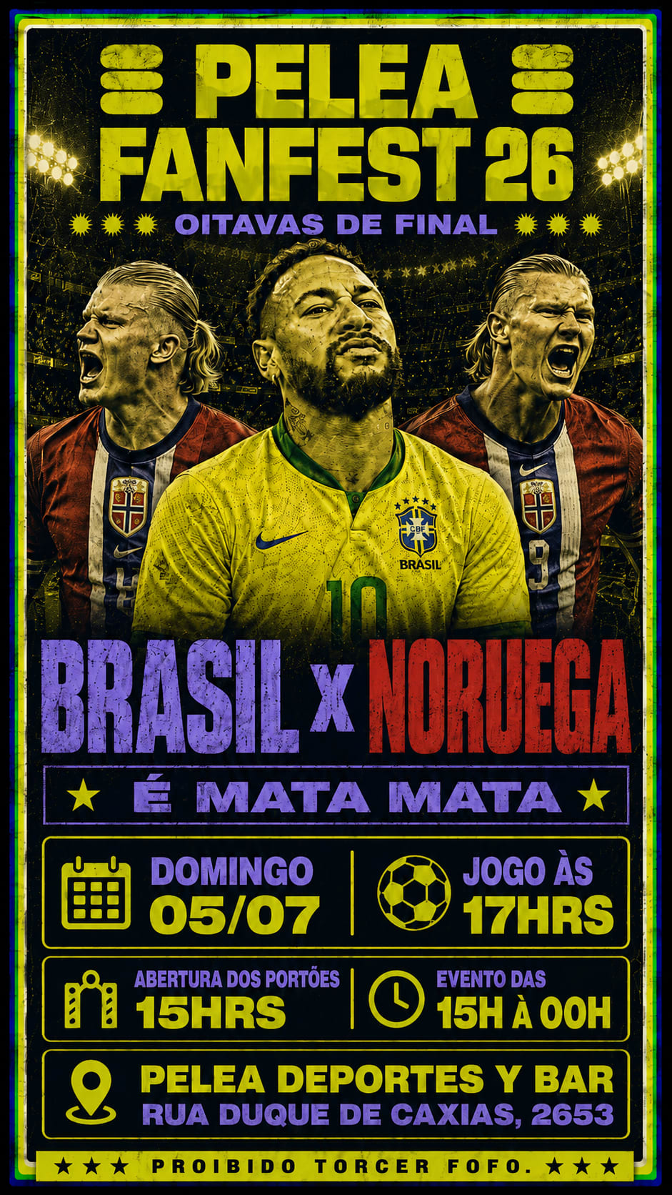 Pelea Fan Fest 2026 - Brasil X Noruega