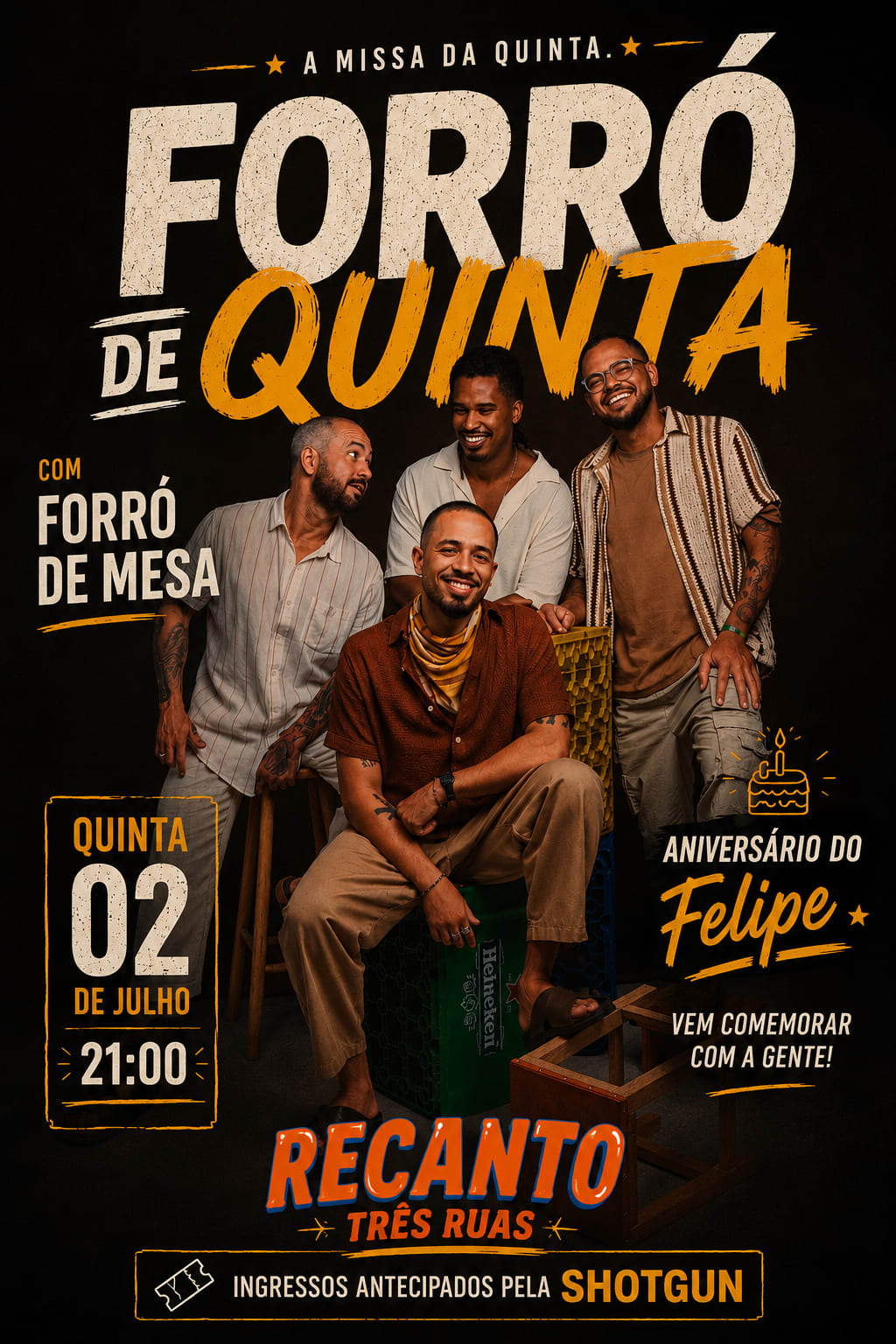 Forró De Mesa Na Missa De Quinta