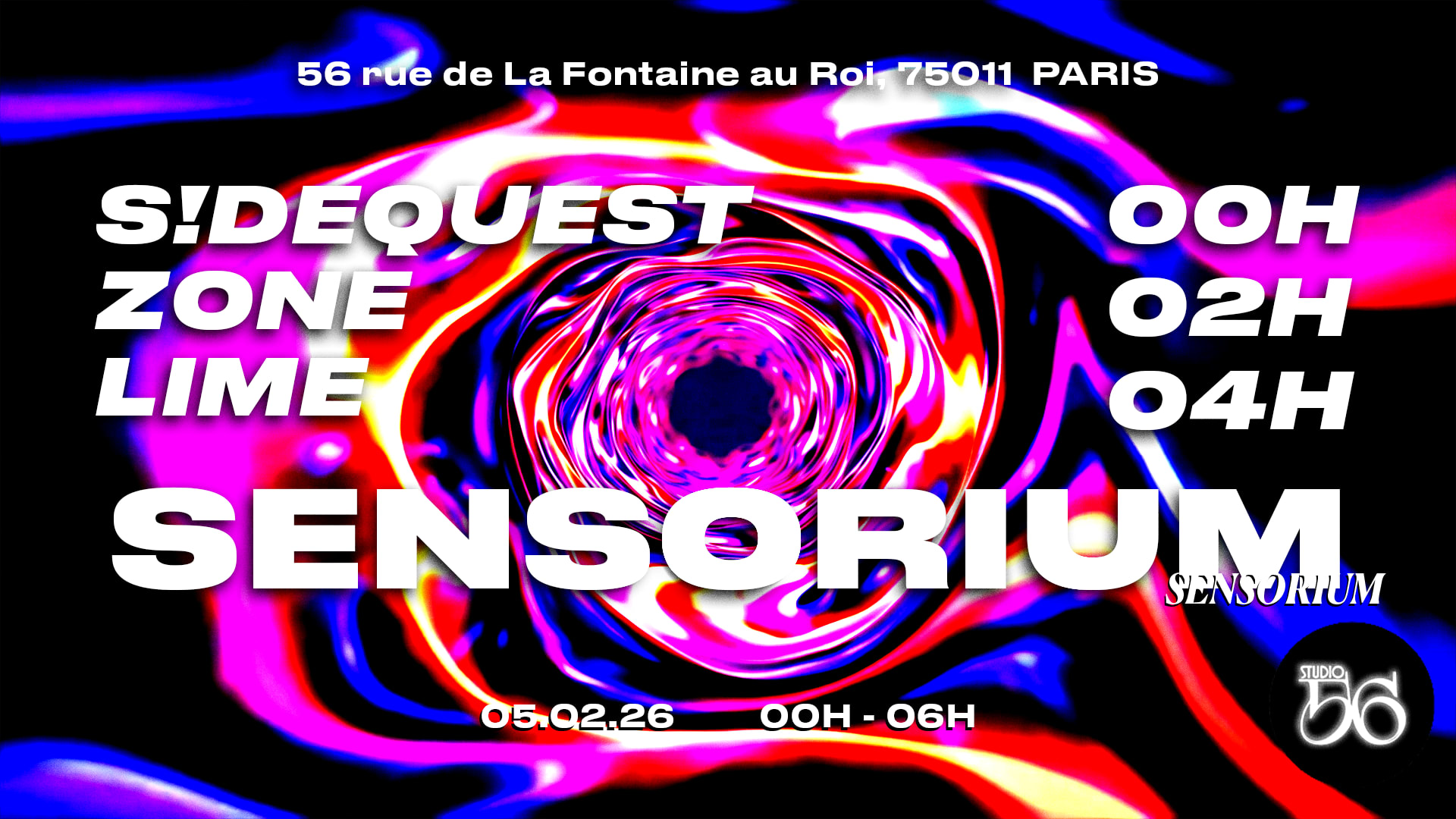 Sensorium W/ S!Dequest, Zone, Lime