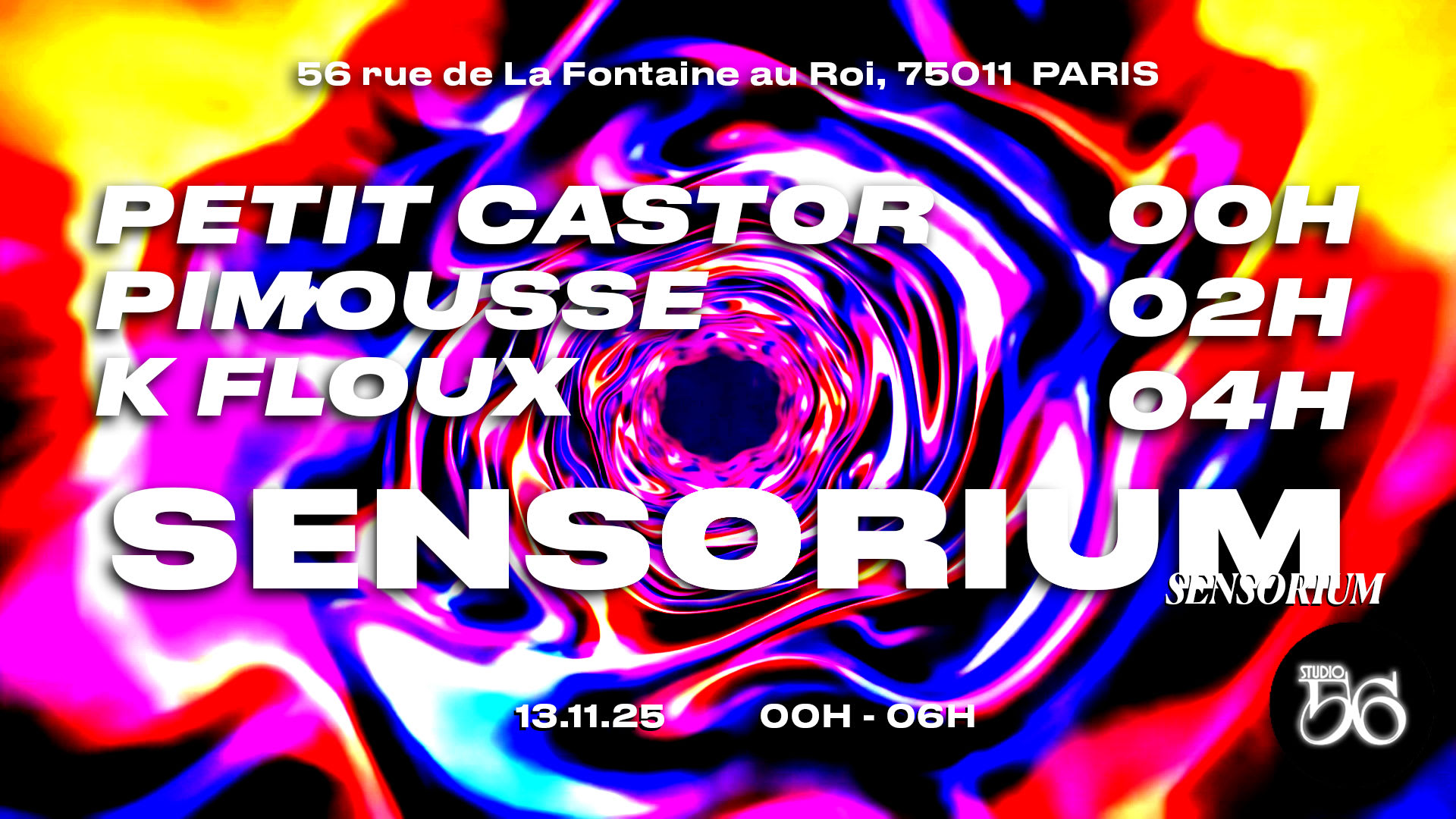 Sensorium W/ Petit Castor , Pimousse , K Floux
