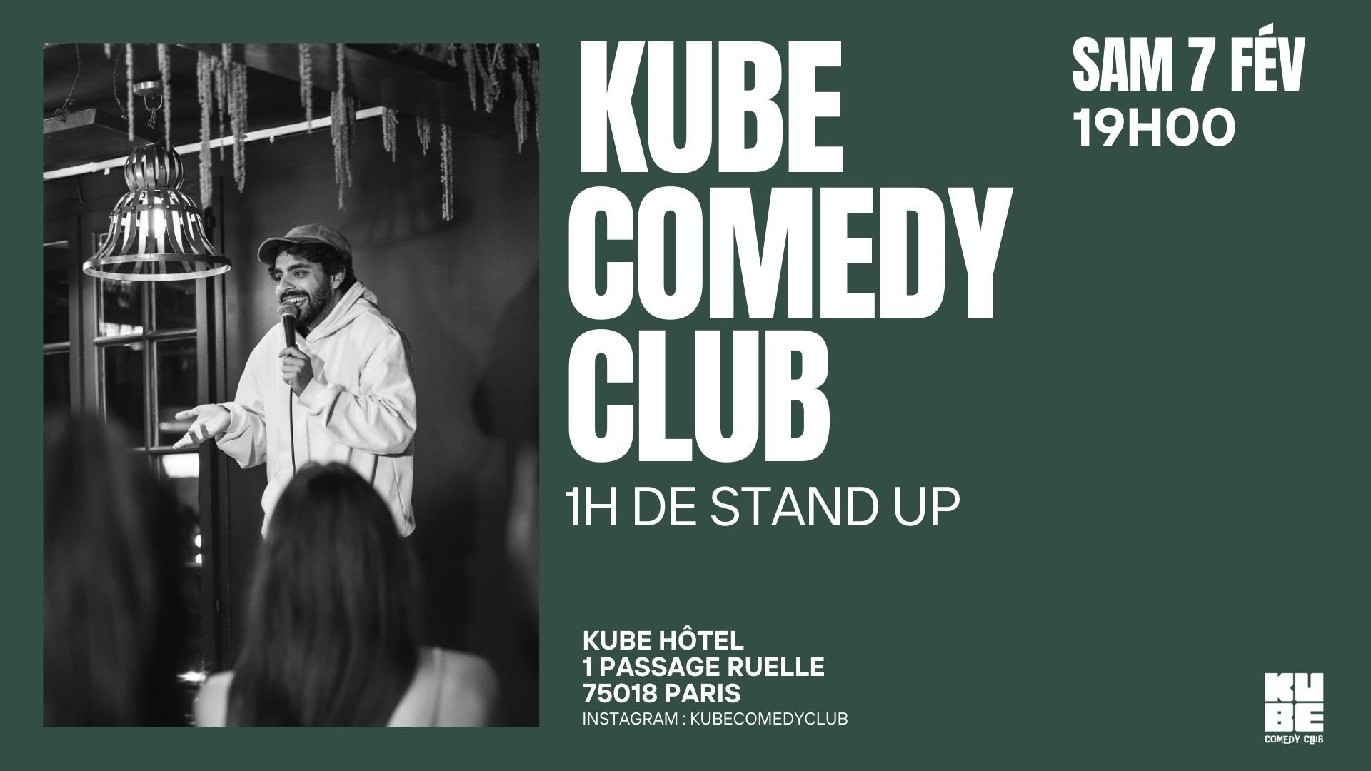 Kube Comedy Club 07/02- 19h00 (Stand Up)