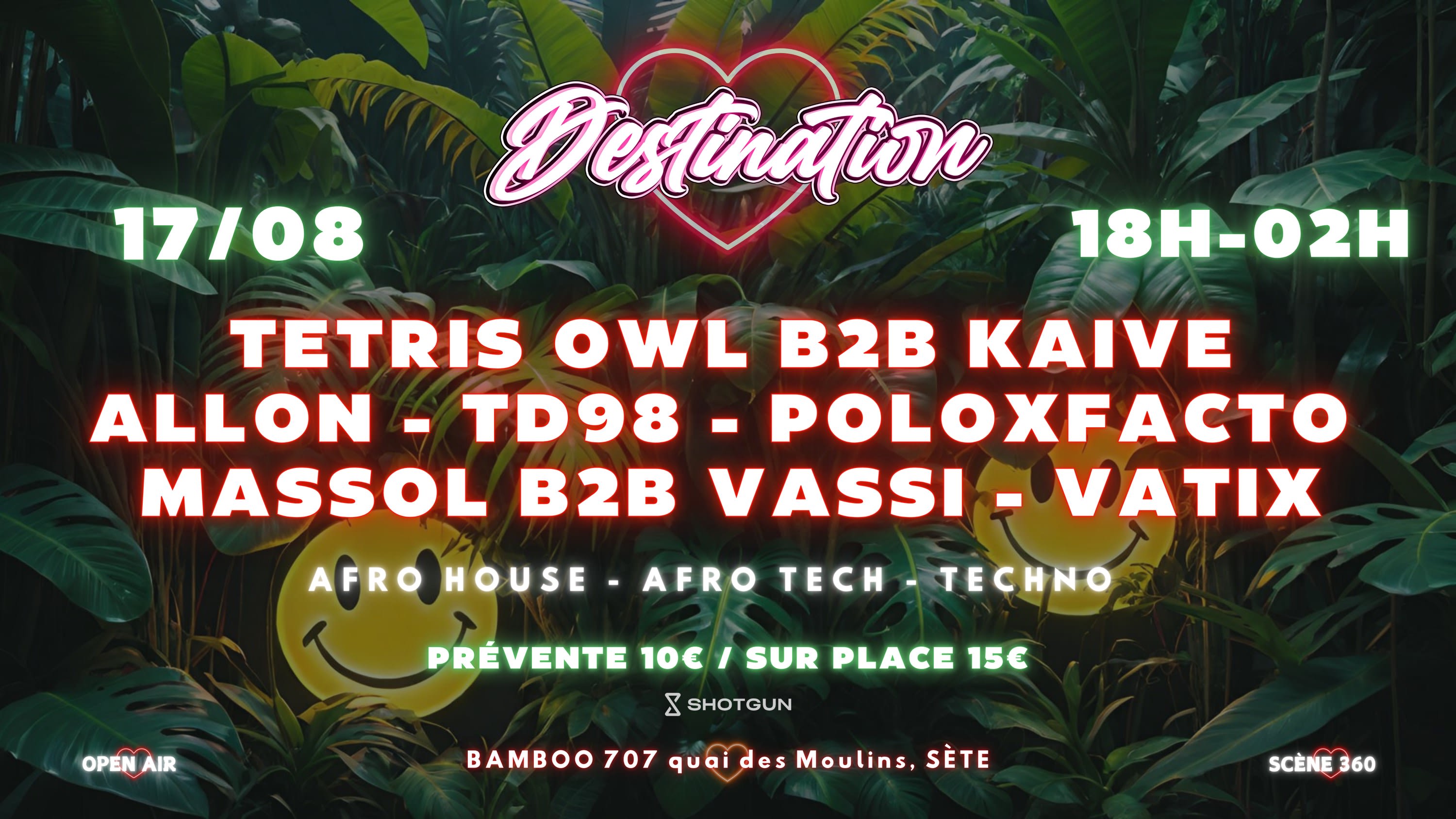 Destination , Bamboo , Sète
