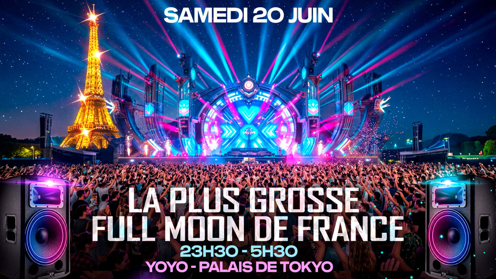La Plus Grosse Full Moon De France // Yoyo - Palais De Tokyo