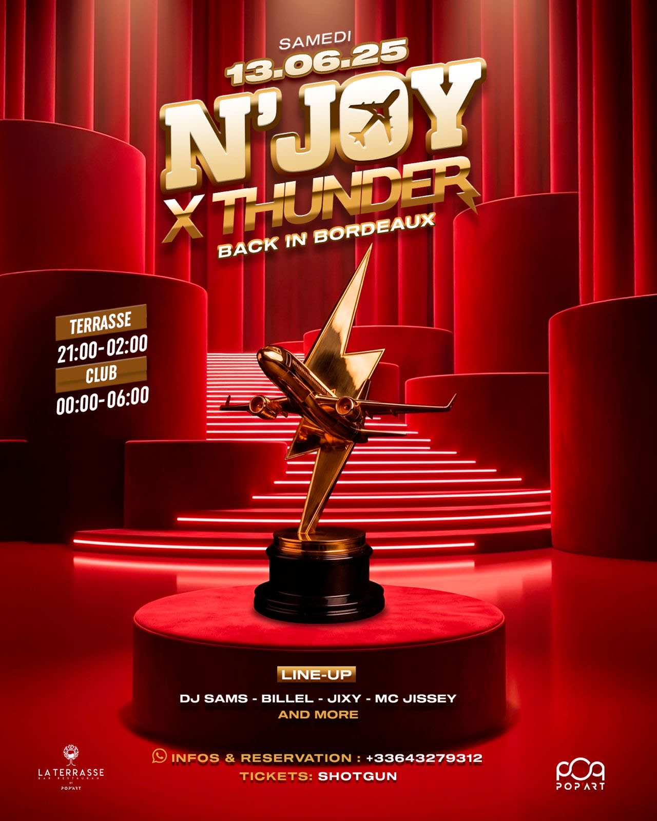 N’Joy X Thunder A Bordeaux : Le Feat De L’Année