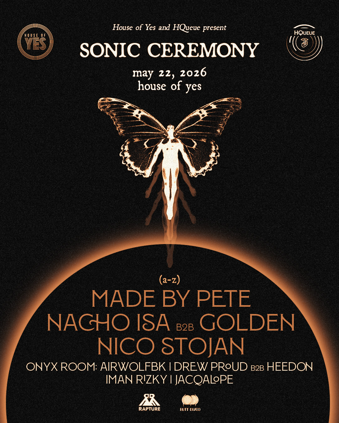 Sonic Ceremony: Nico Stojan, Made By Pete, Nacho Isa ++