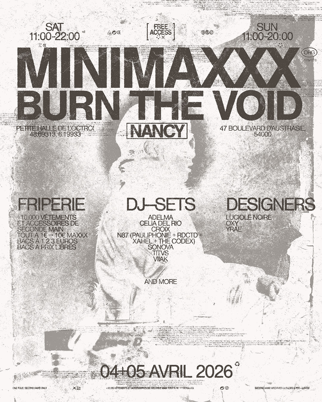 [Nancy] Friperie + Dj-Sets + Designers