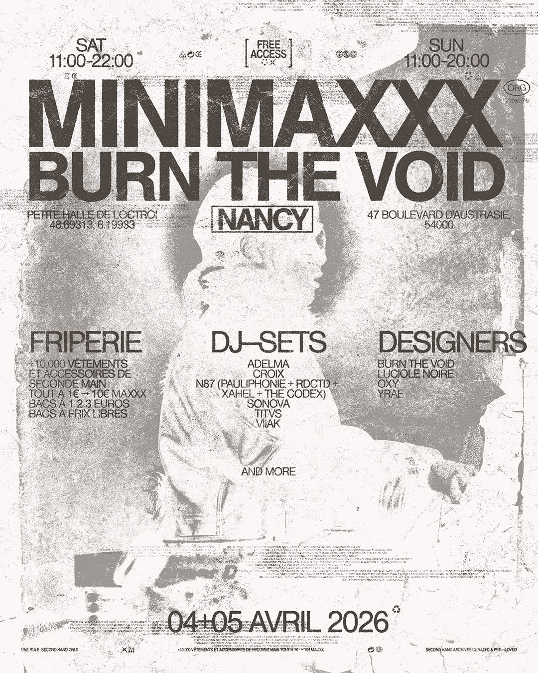 [Nancy] Friperie + Dj-Sets + Designers