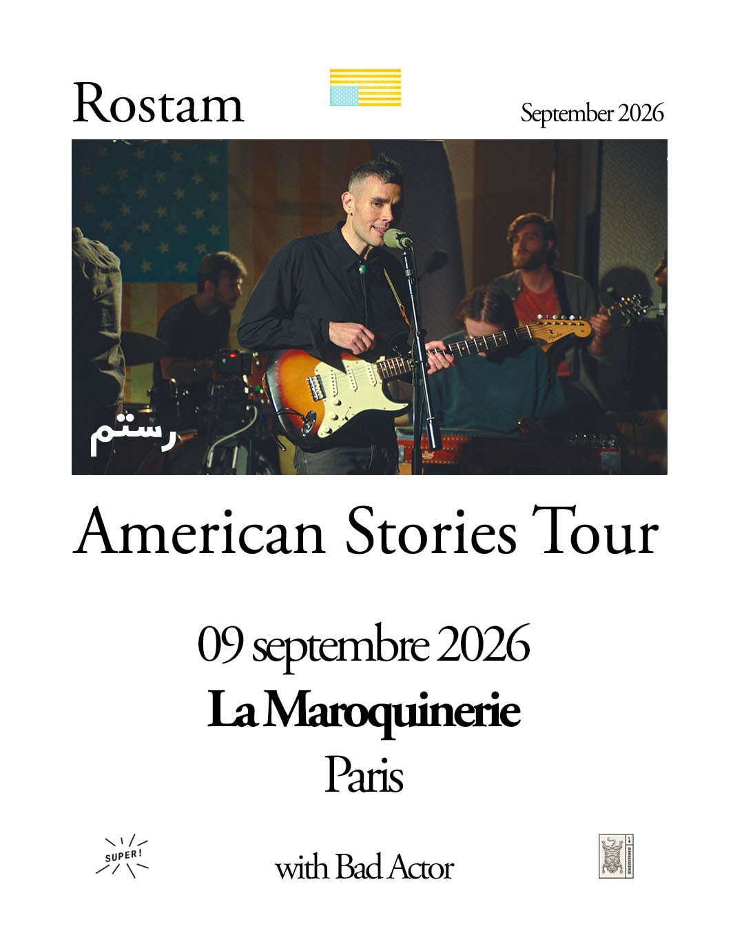 Rostam @ La Maroquinerie