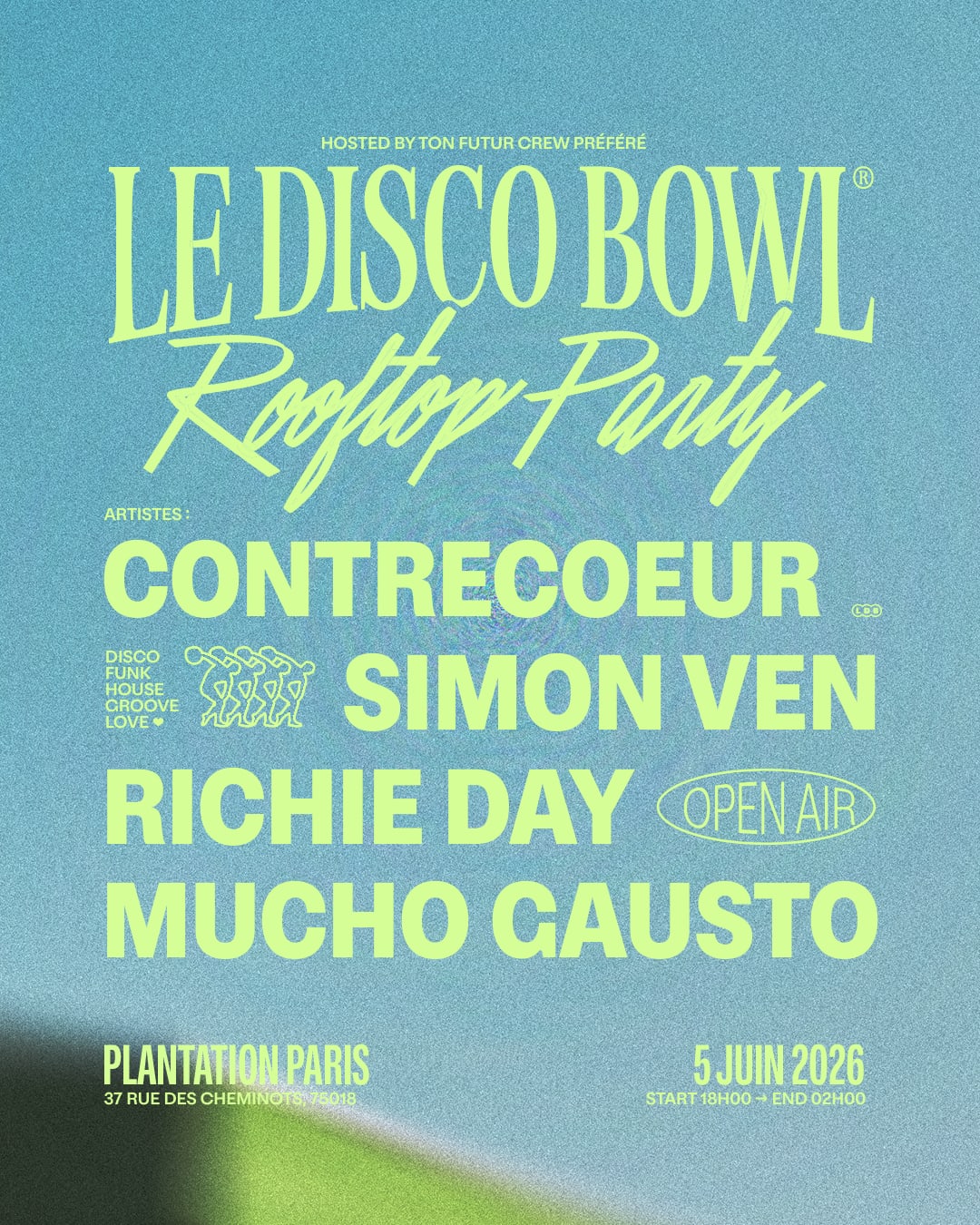 Le Disco Bowl Rooftop Party