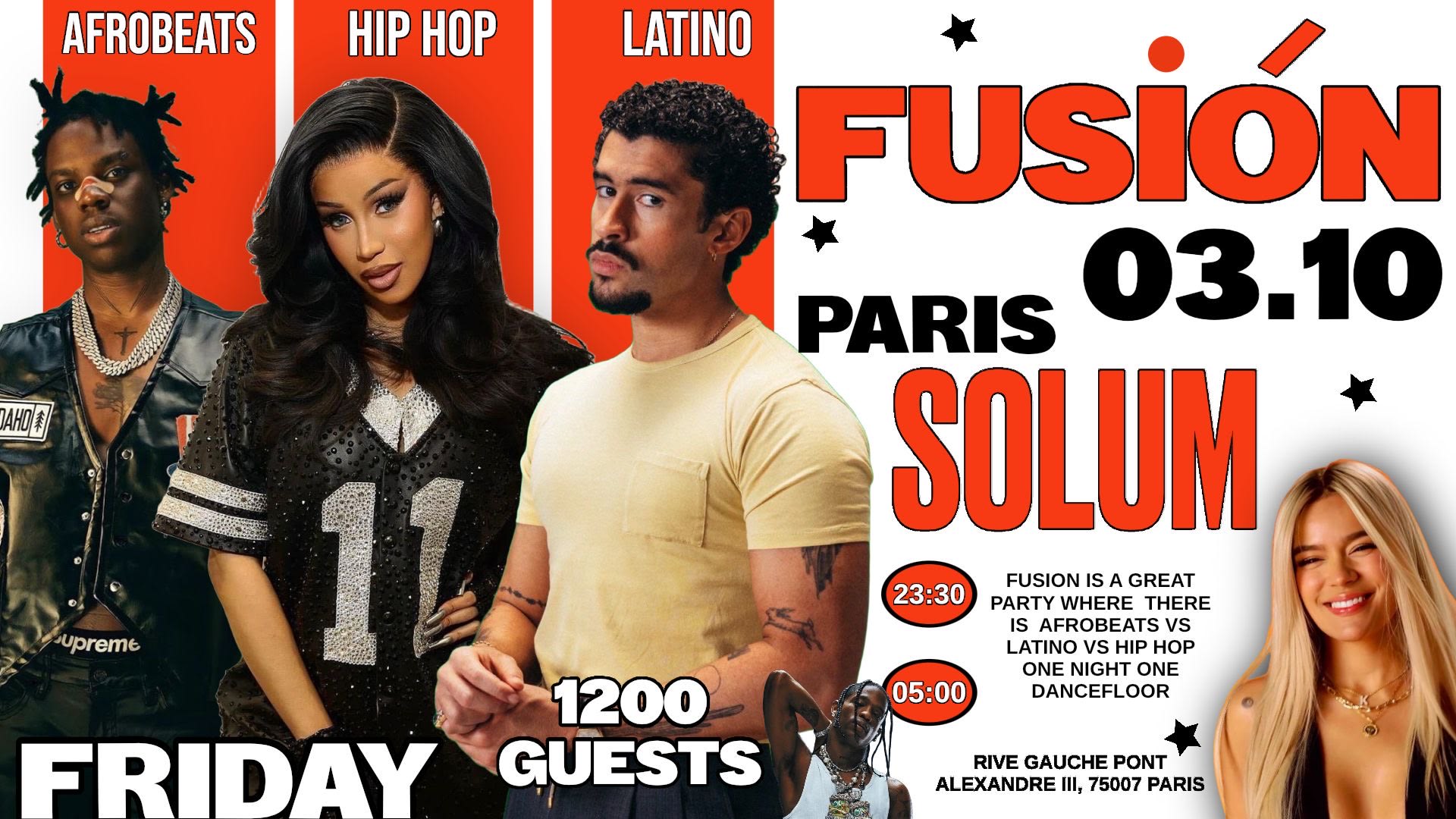 Fusión: Afrobeats, Hip Hop, Latino, Shatta