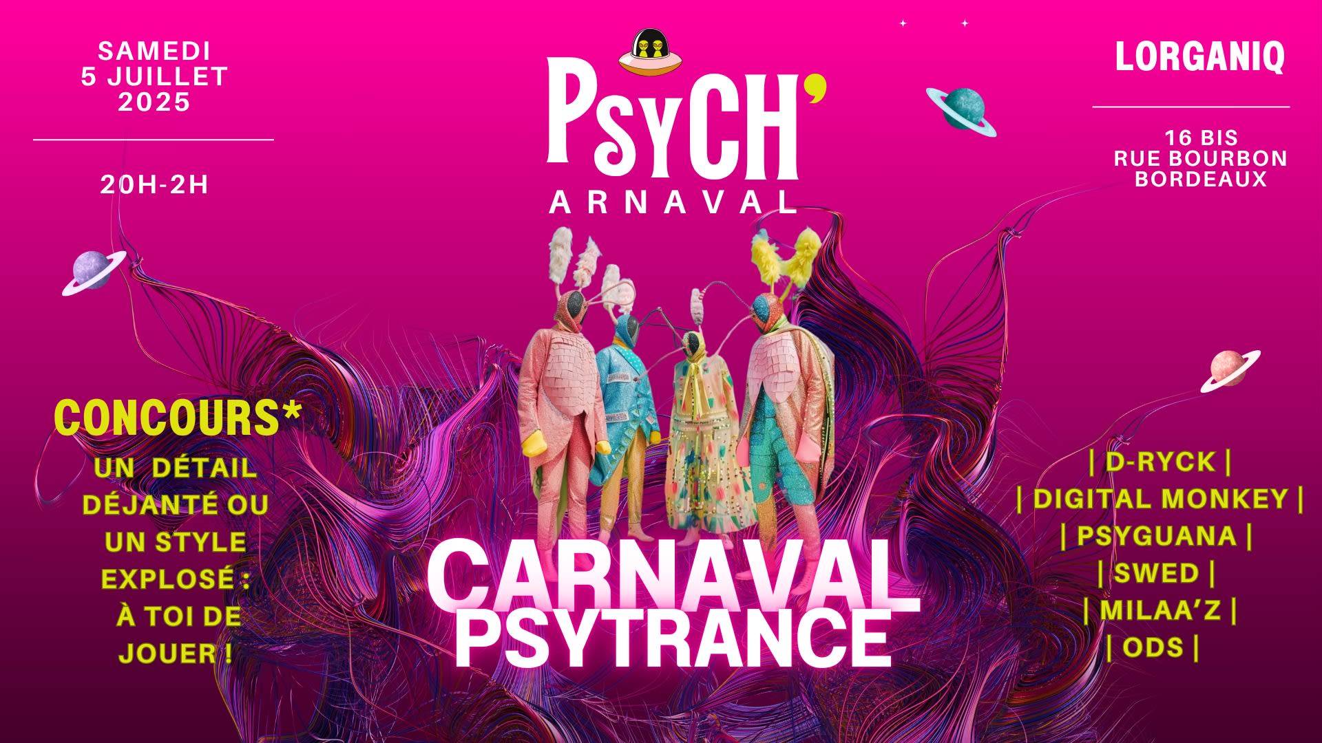Before @Lorganiq W/Psych'carnaval - Soirée Psytrance