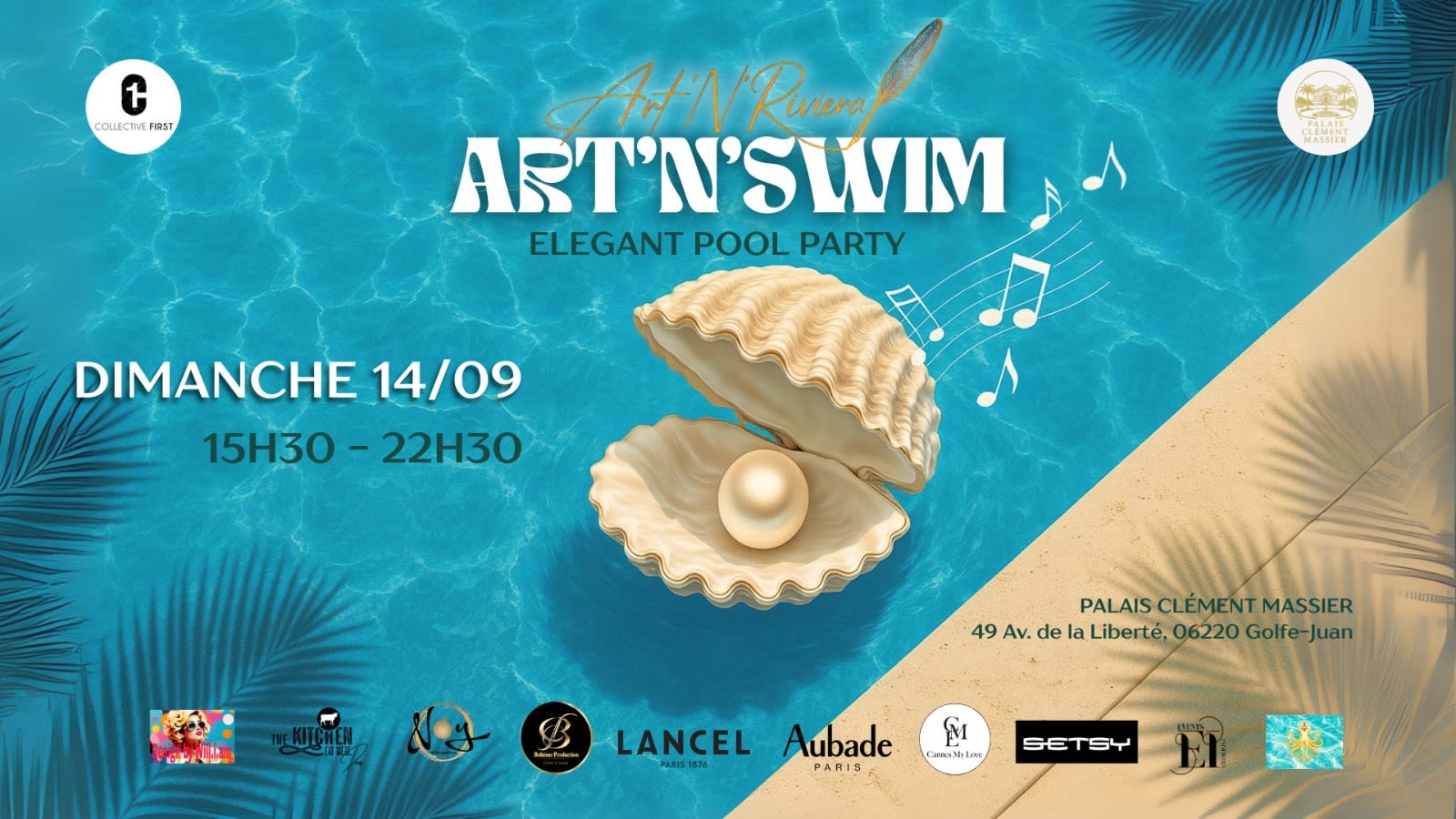 Art’N’Swim - Elegant Pool Party