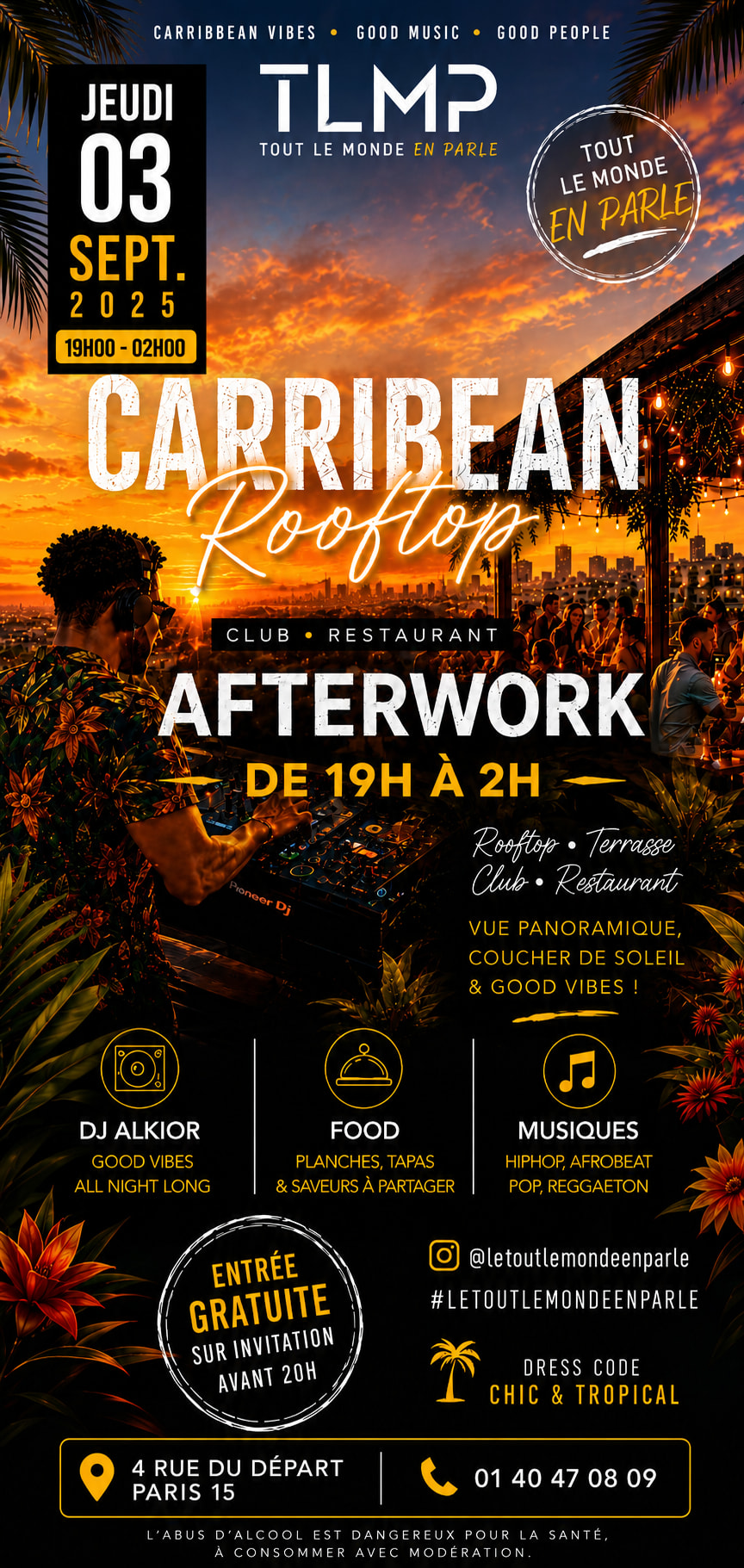 Afterwork Caribbean & Old Sckool Club & Terrasse