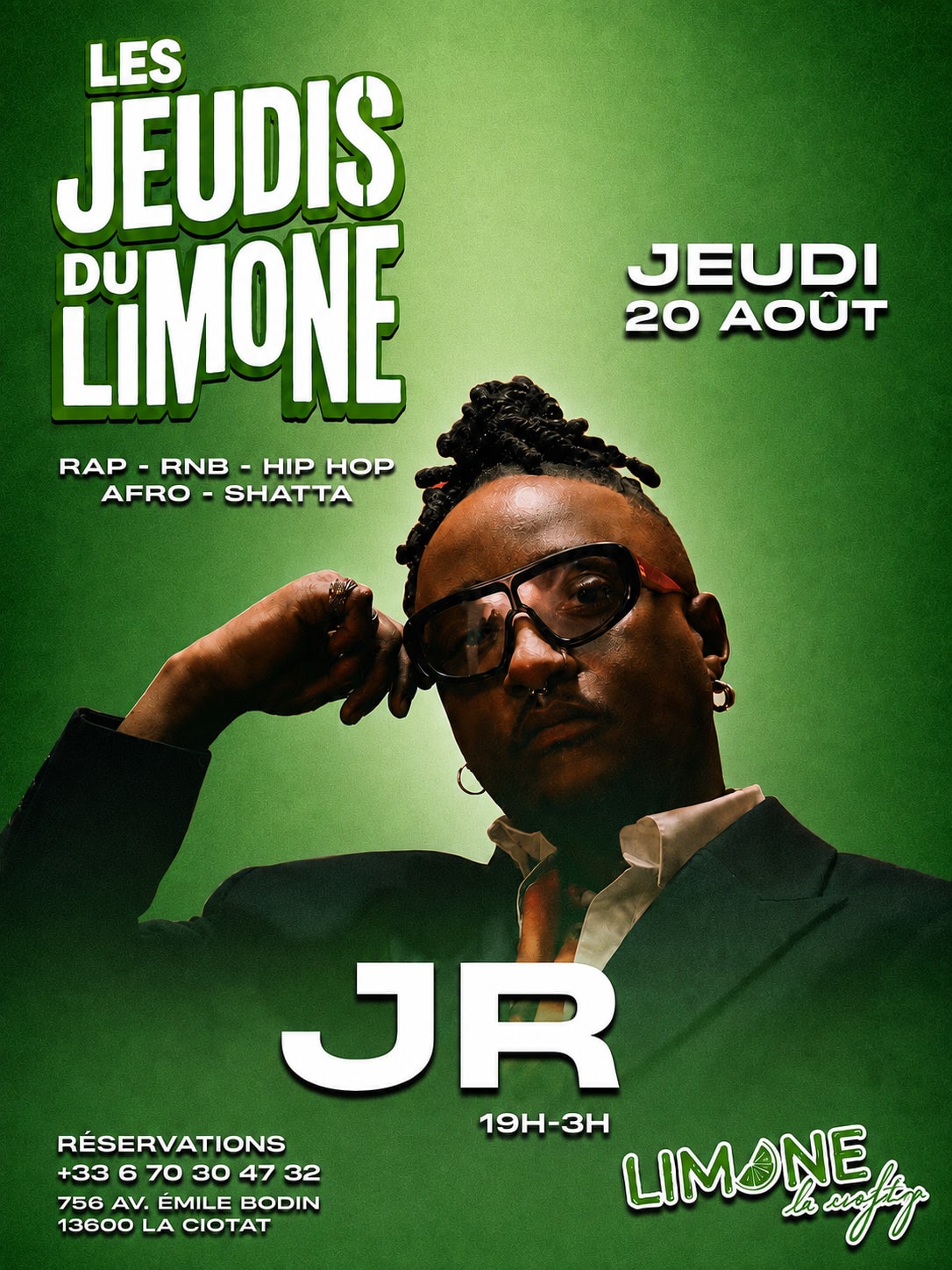 Les Jeudis Du Limone 20/08 Rap Hip Pop Rnb 19h 03h