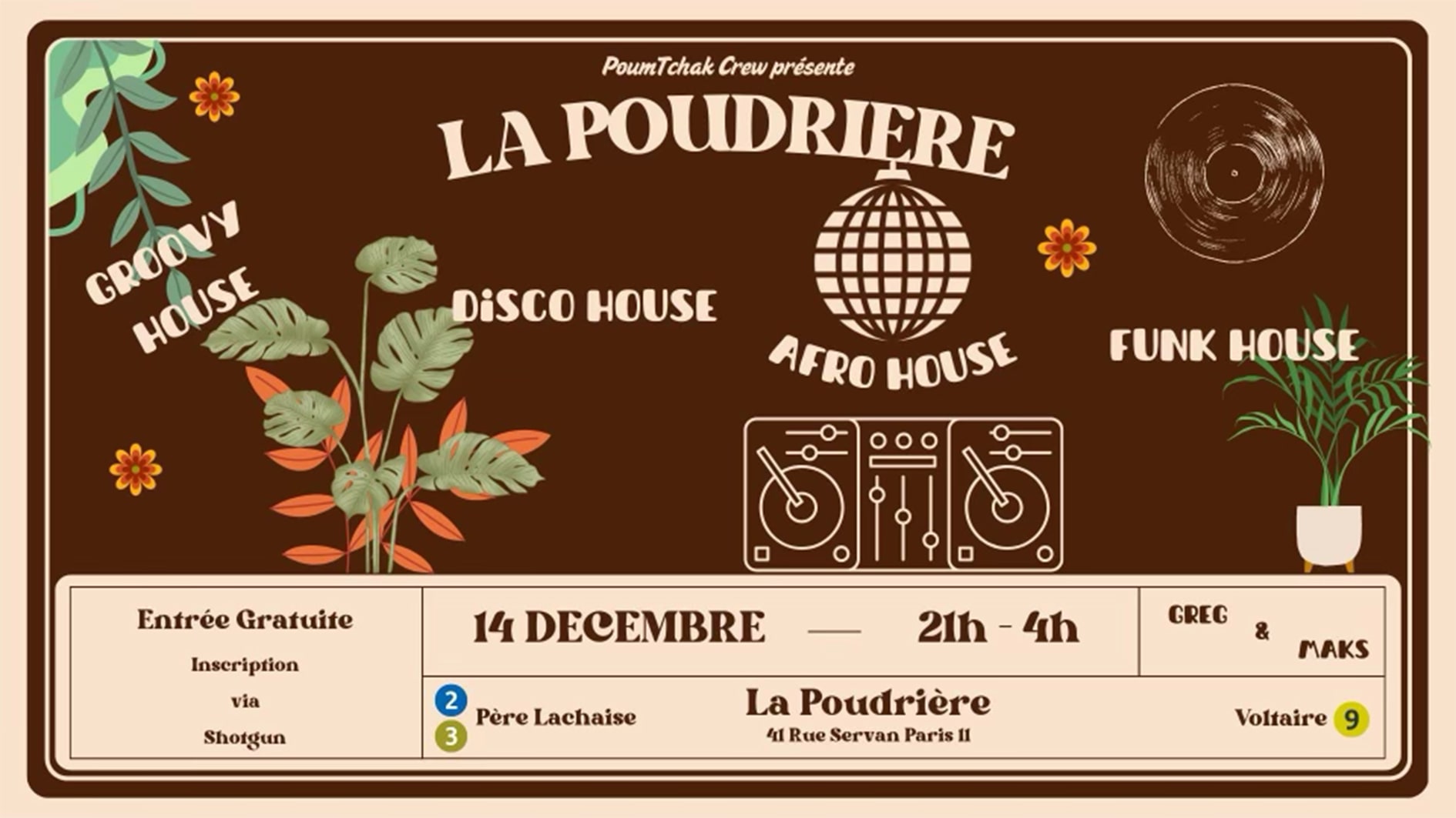 Afro House //Poumtchakcrew X La Poudriere//