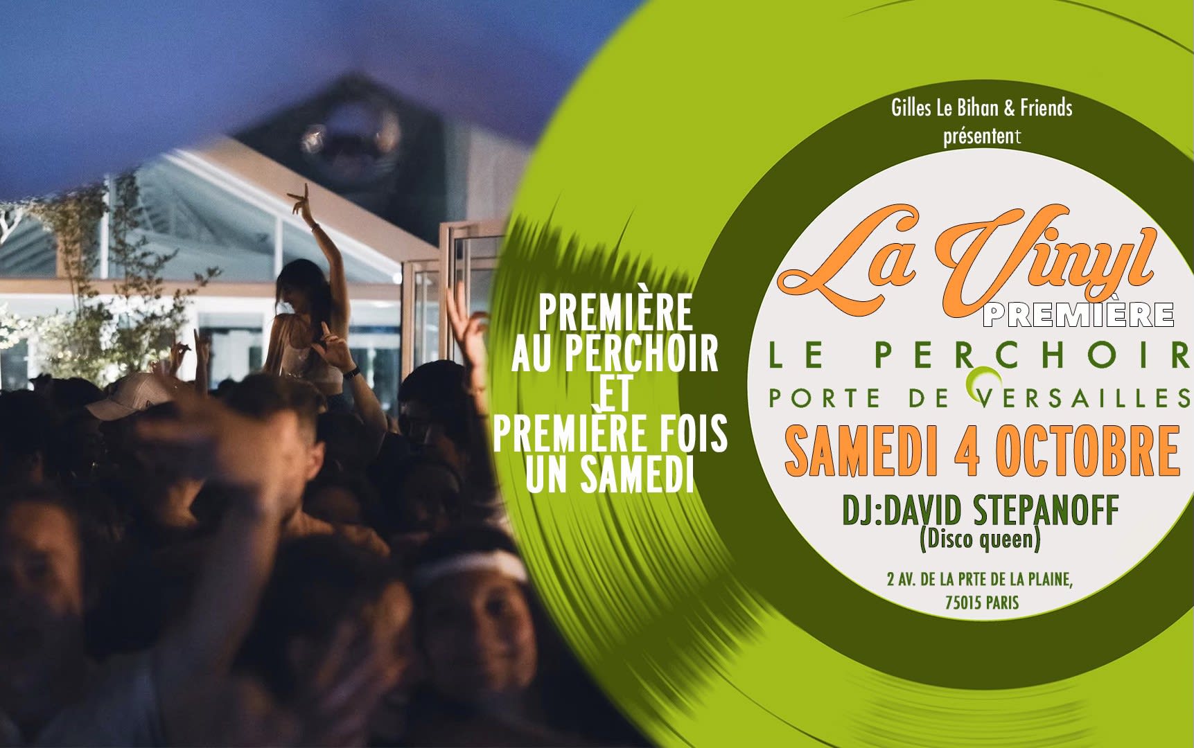La Vinyl Première Au Perchoir Avec David Stepanoff